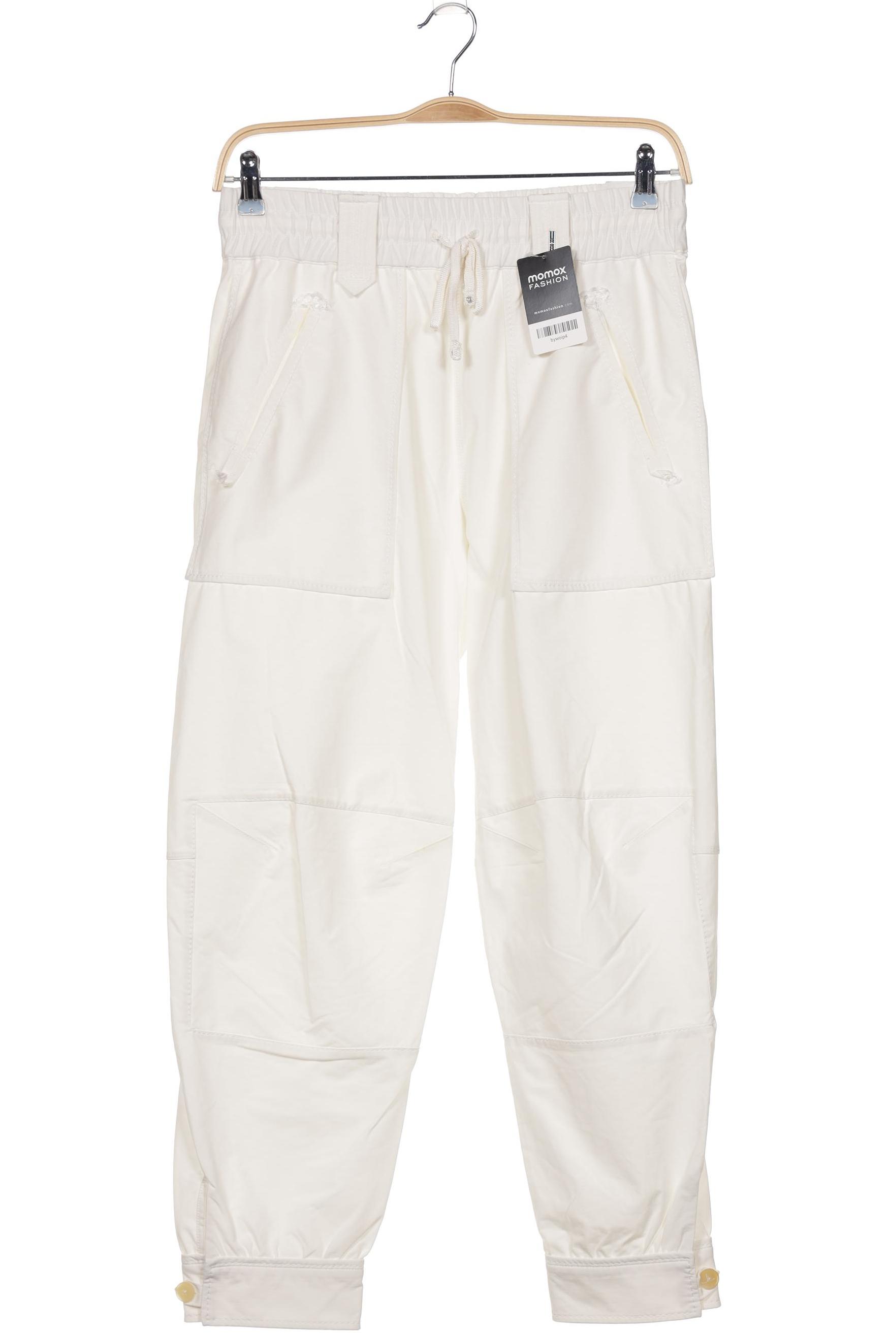 

High Damen Stoffhose, cremeweiß