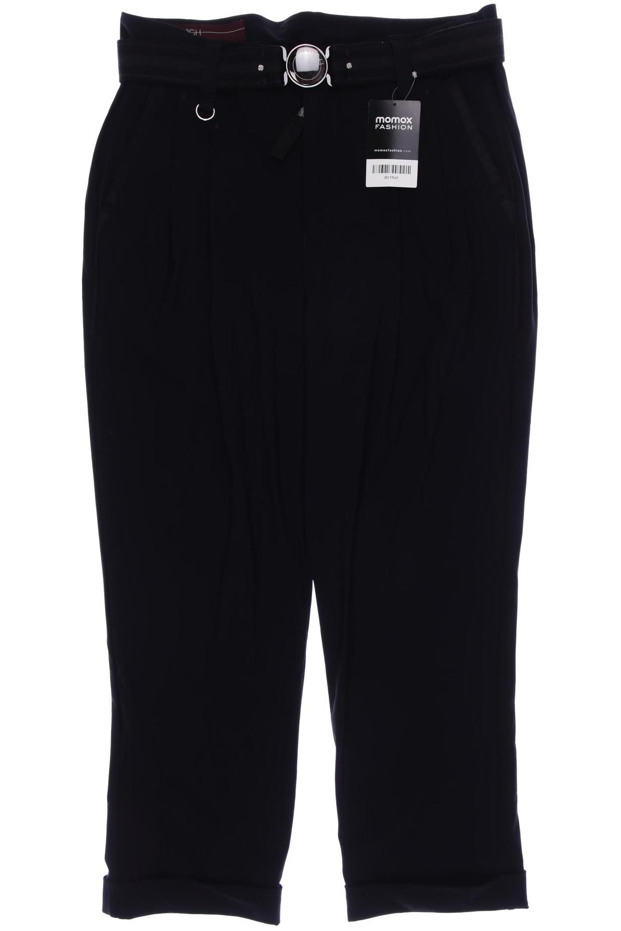 

High Damen Stoffhose, schwarz
