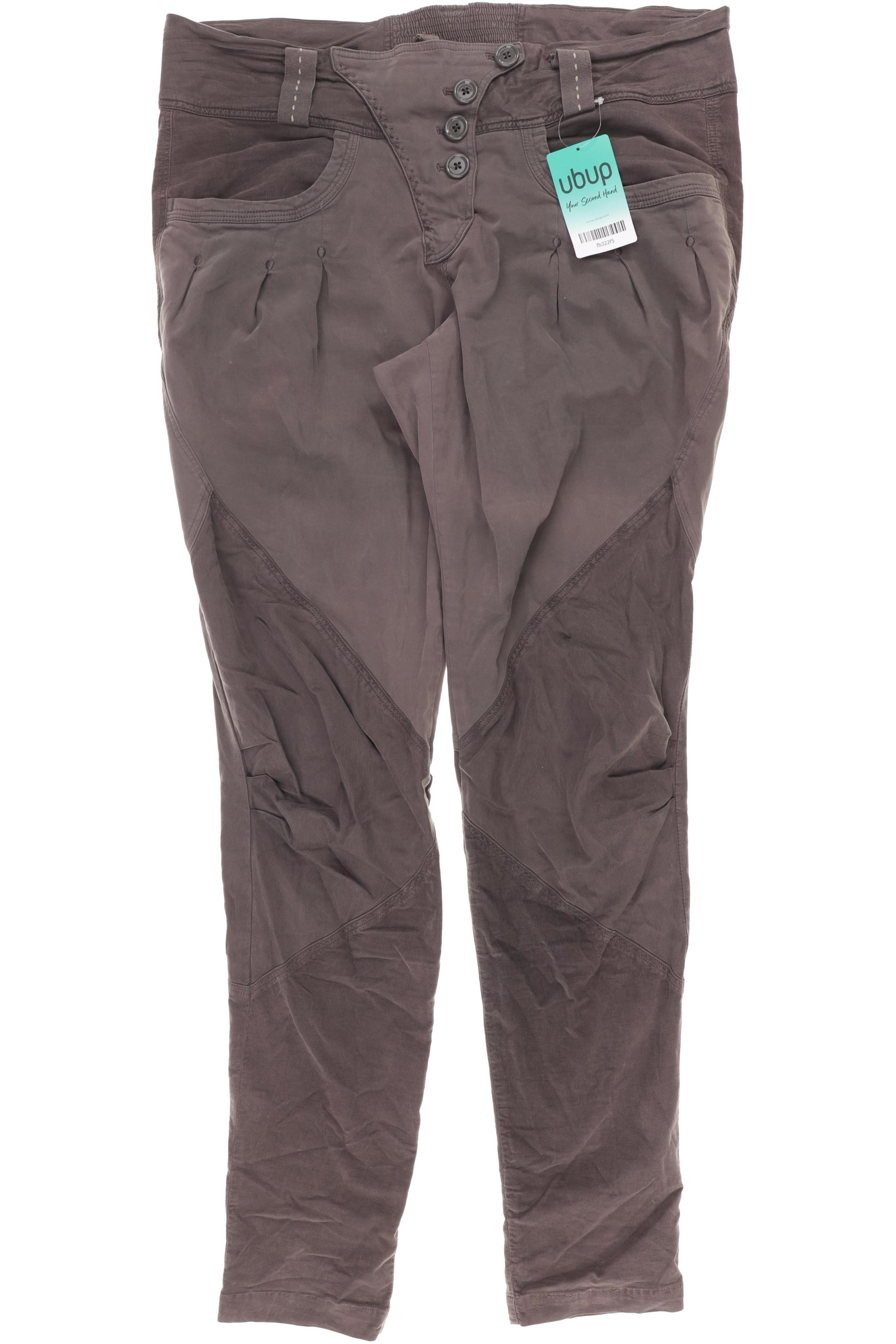 

High Damen Stoffhose, braun, Gr. 40