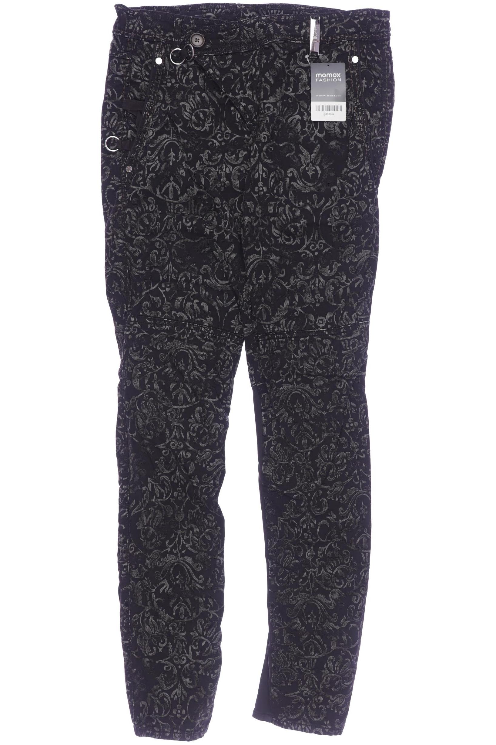 

High Damen Stoffhose, schwarz, Gr. 40