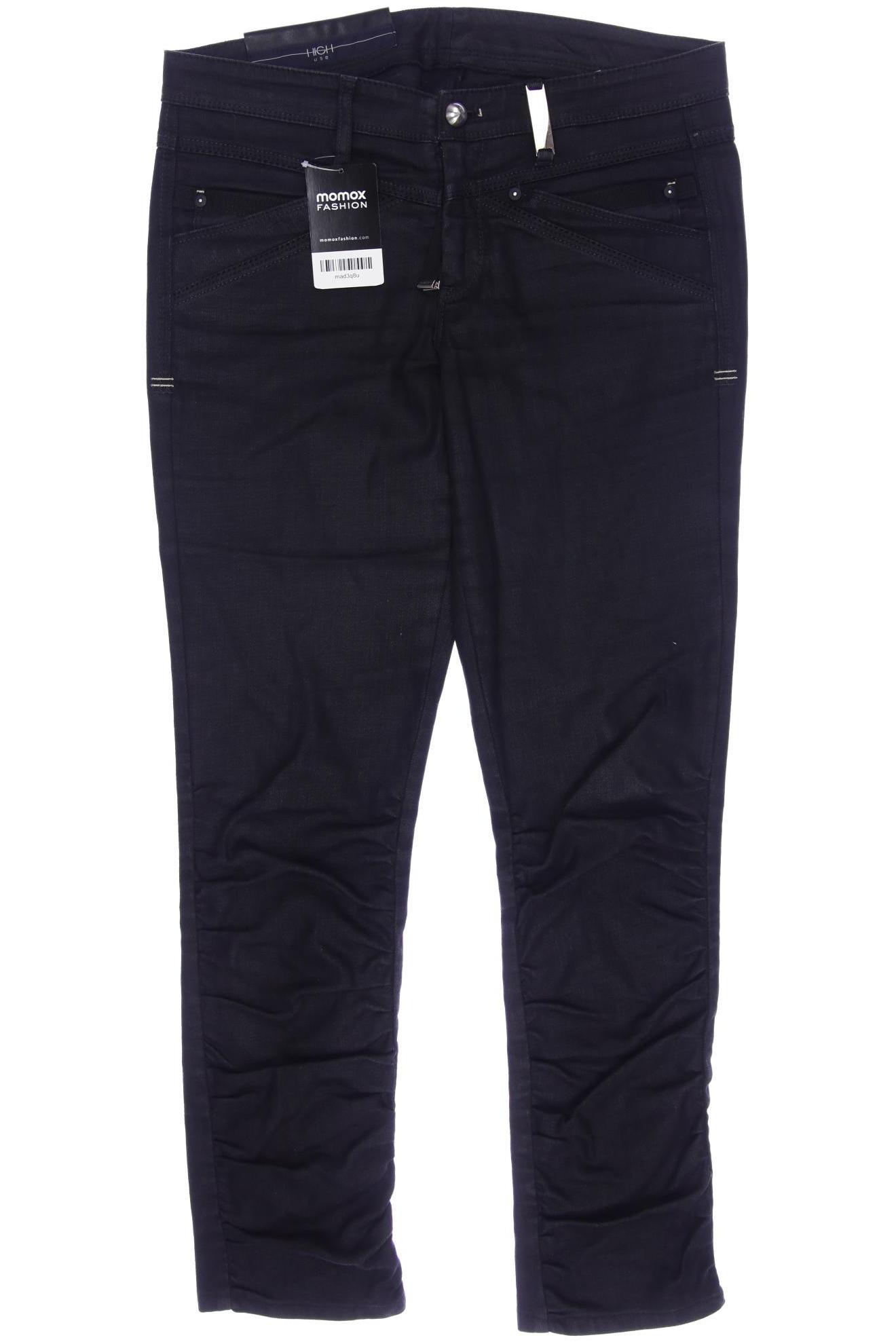 

High Damen Stoffhose, schwarz, Gr. 36
