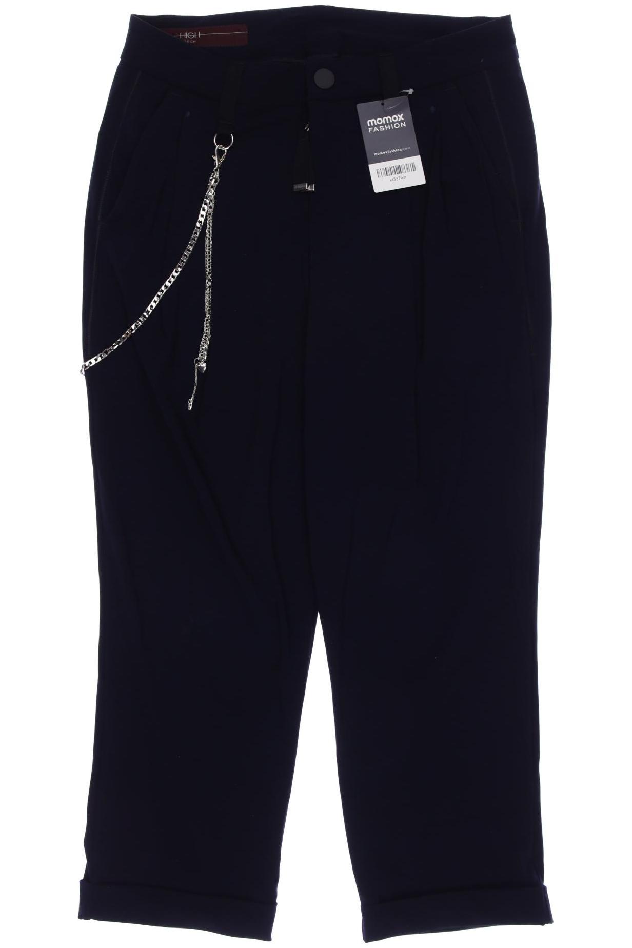 

High Damen Stoffhose, marineblau