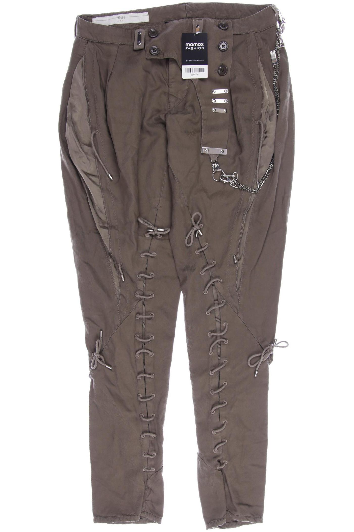 

High Damen Stoffhose, braun