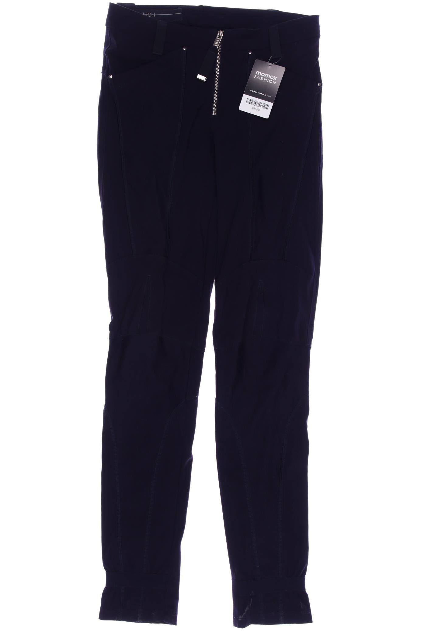 

High Damen Stoffhose, marineblau