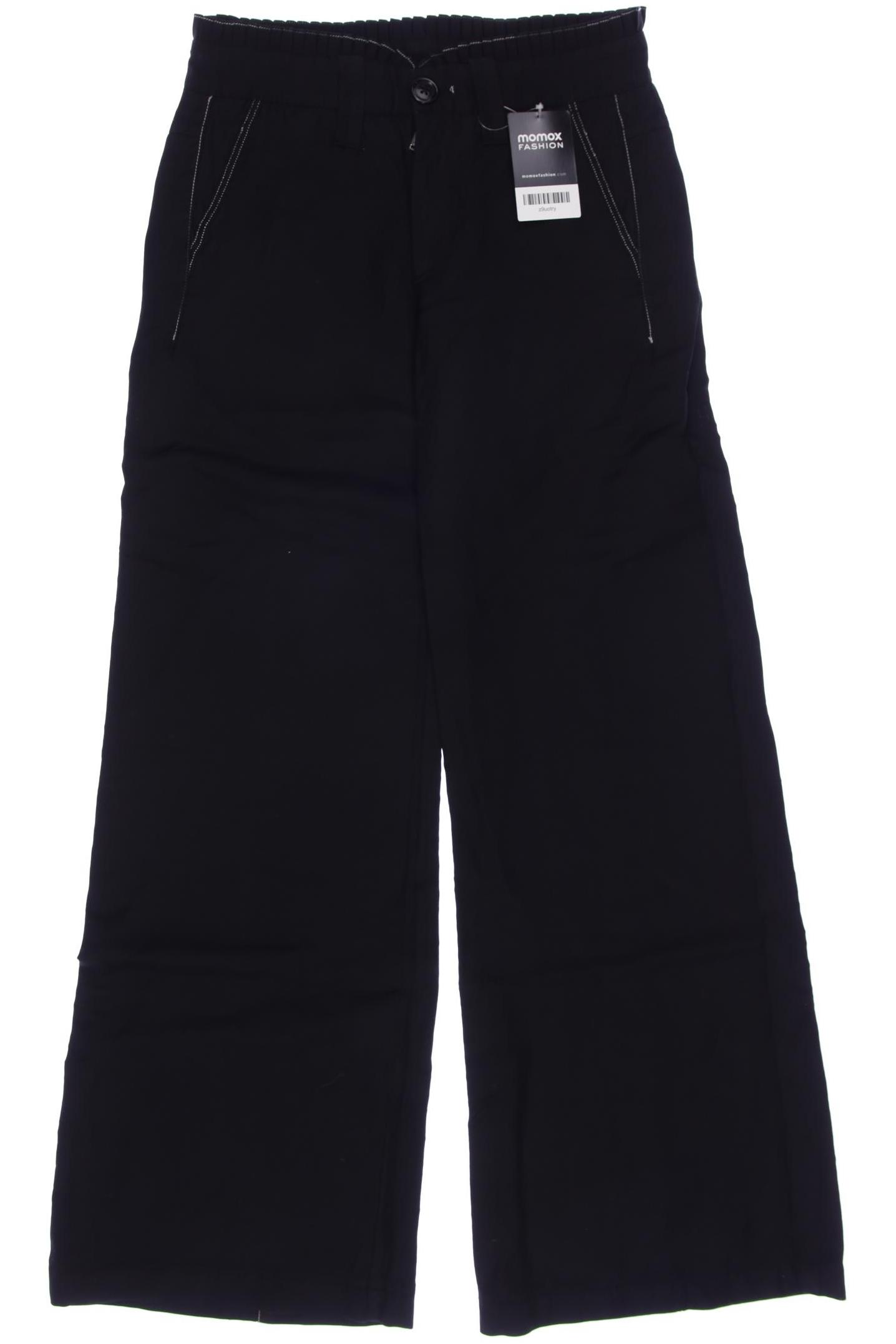 

High Damen Stoffhose, schwarz
