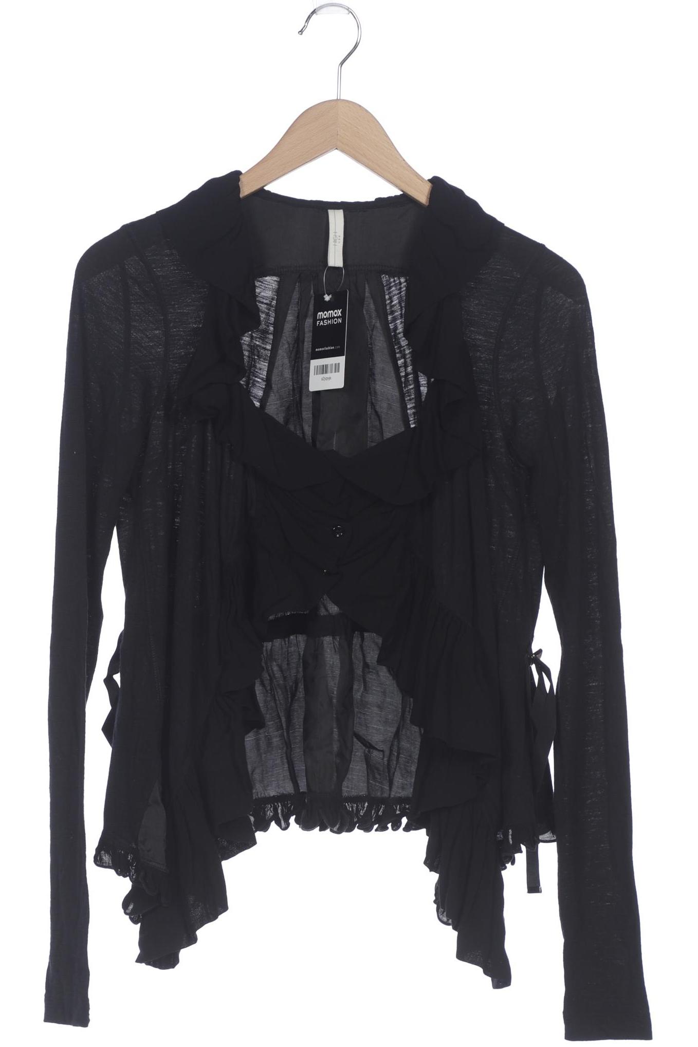 

High Damen Strickjacke, schwarz, Gr. 38