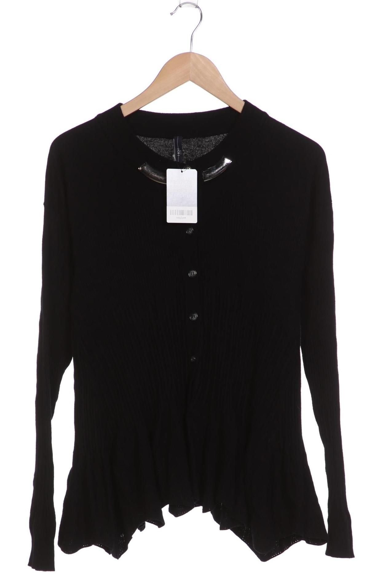 

High Damen Strickjacke, schwarz, Gr. 38