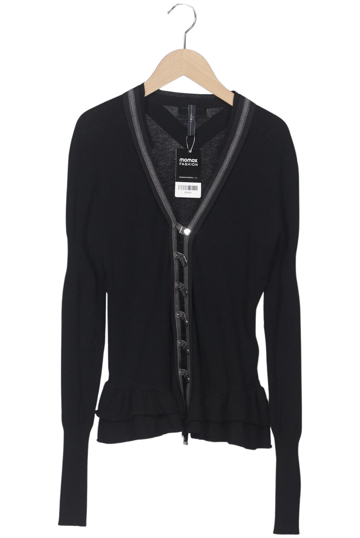 

High Damen Strickjacke, schwarz, Gr. 38