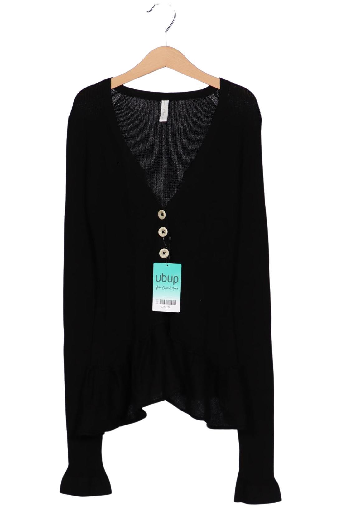 

High Damen Strickjacke, schwarz, Gr. 38