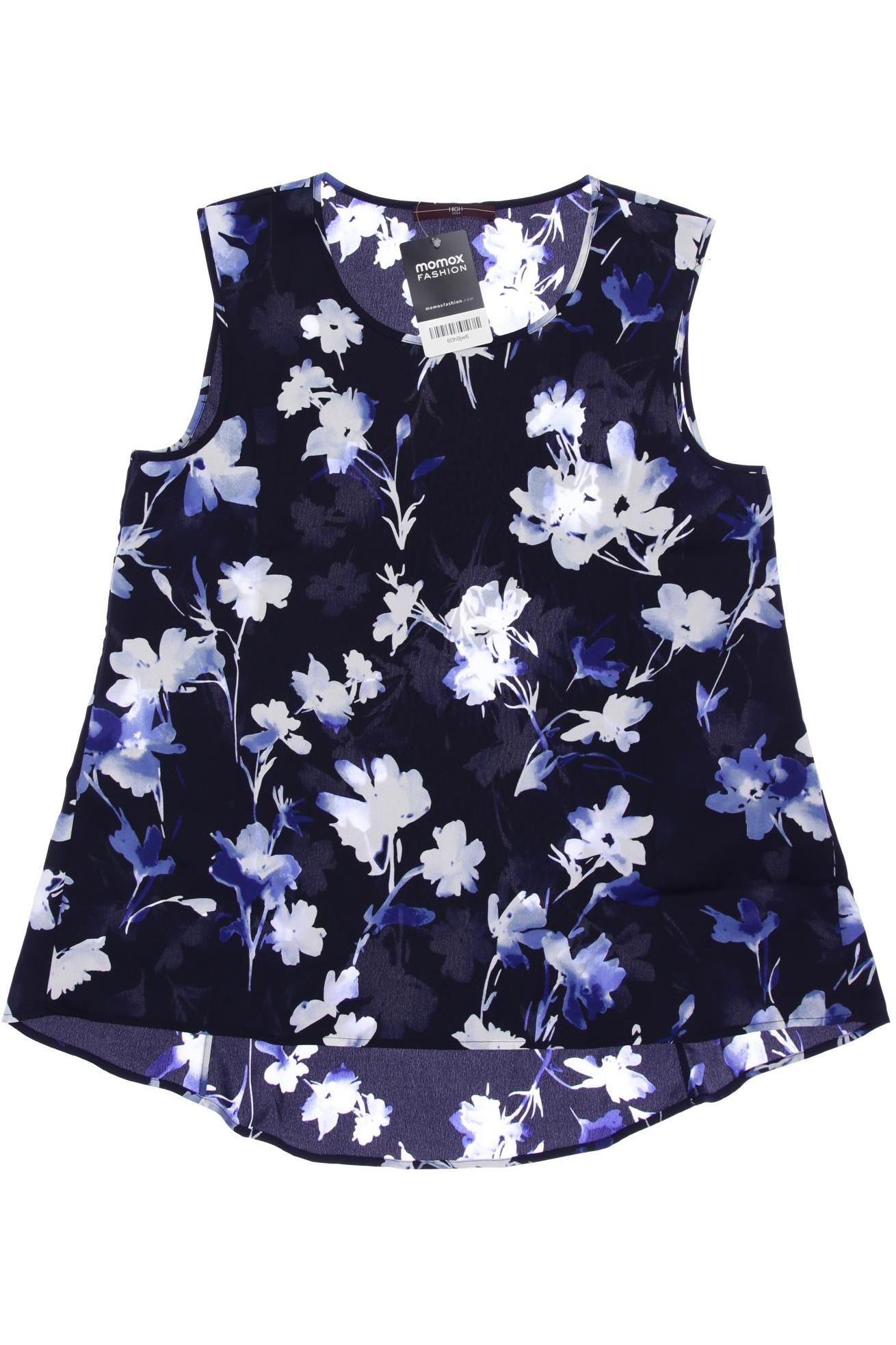 

High Damen Top, marineblau