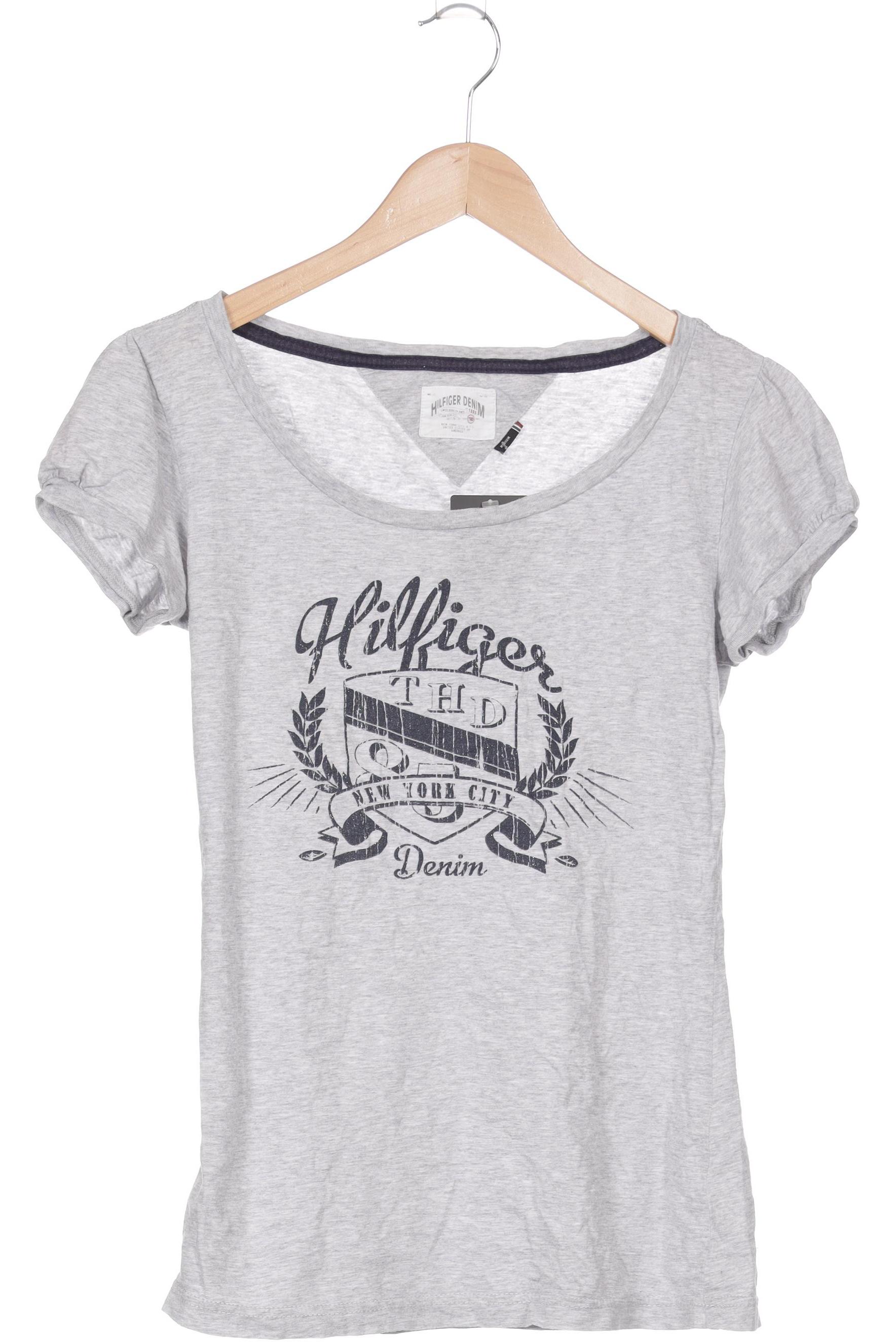 

Hilfiger Denim Damen T-Shirt, grau, Gr. 38