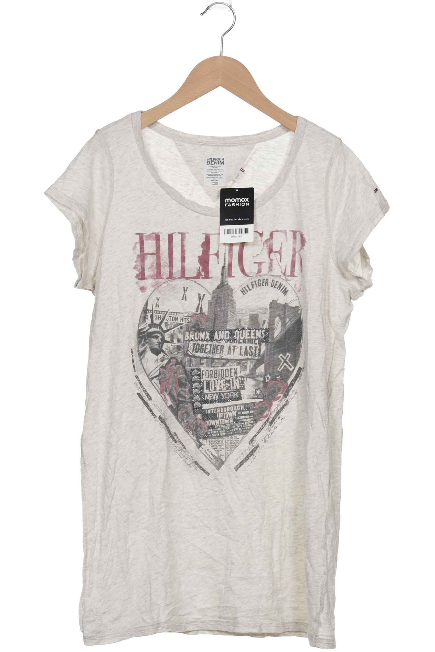

Hilfiger Denim Damen T-Shirt, grau, Gr. 42