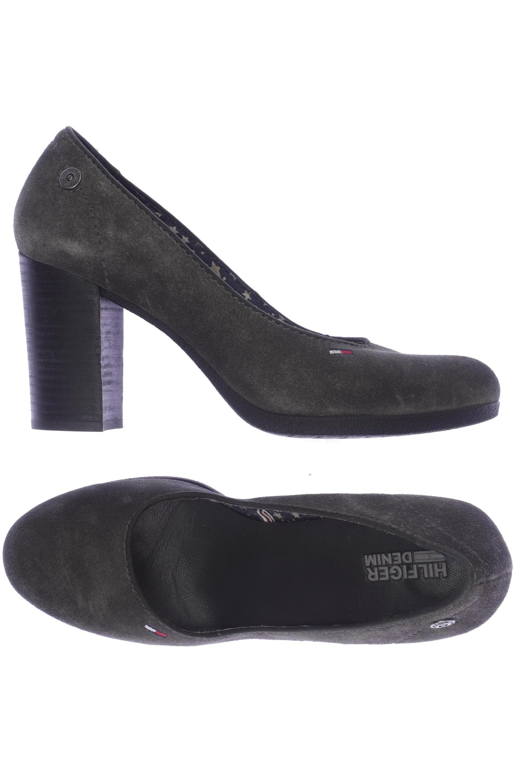 

Hilfiger Denim Damen Pumps, grün, Gr. 41
