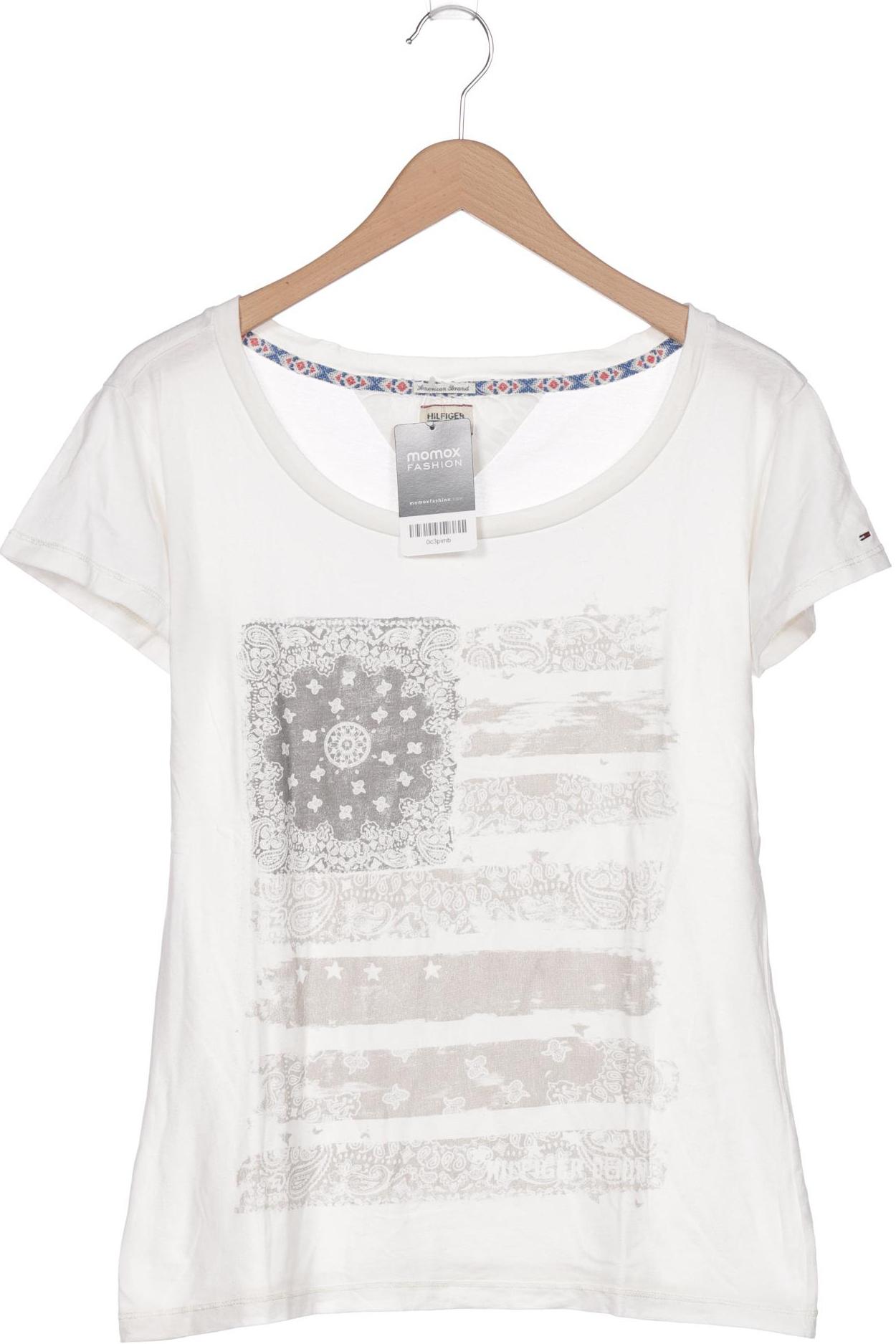 

HILFIGER DENIM Damen T-Shirt, cremeweiß