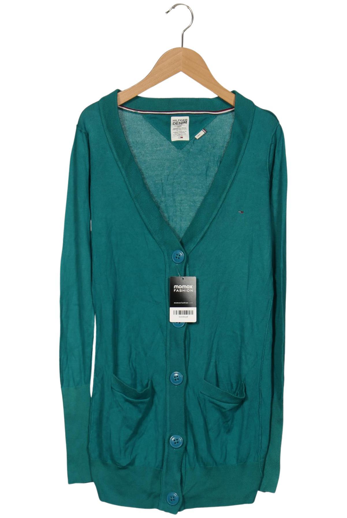 

Hilfiger Denim Damen Strickjacke, türkis, Gr. 42