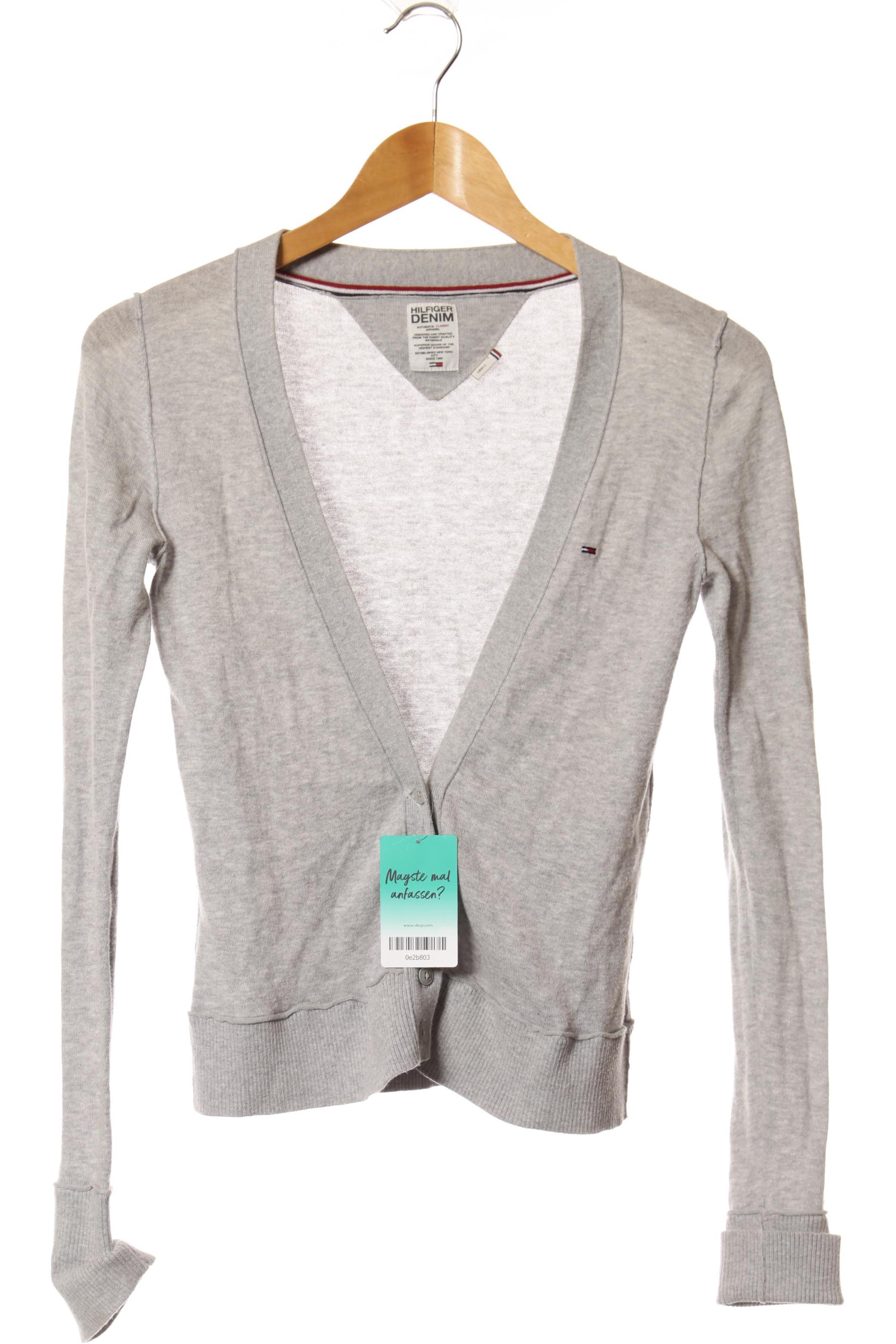 

Hilfiger Denim Damen Strickjacke, grau, Gr. 36