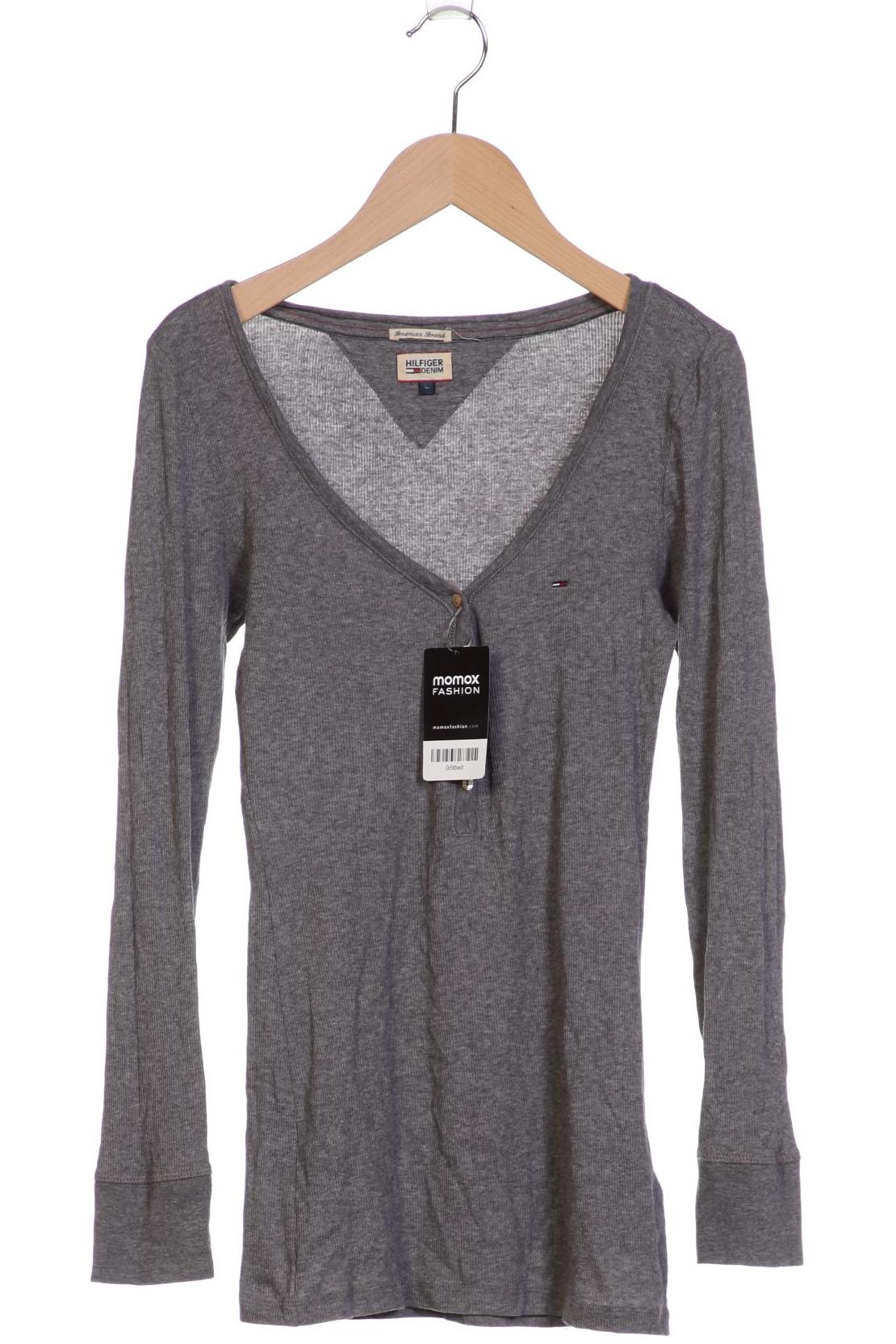 

Hilfiger Denim Damen Langarmshirt, grau, Gr. 42