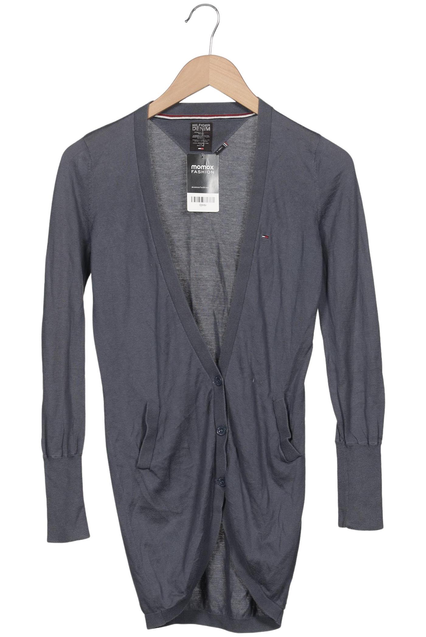 

Hilfiger Denim Damen Strickjacke, grau, Gr. 34