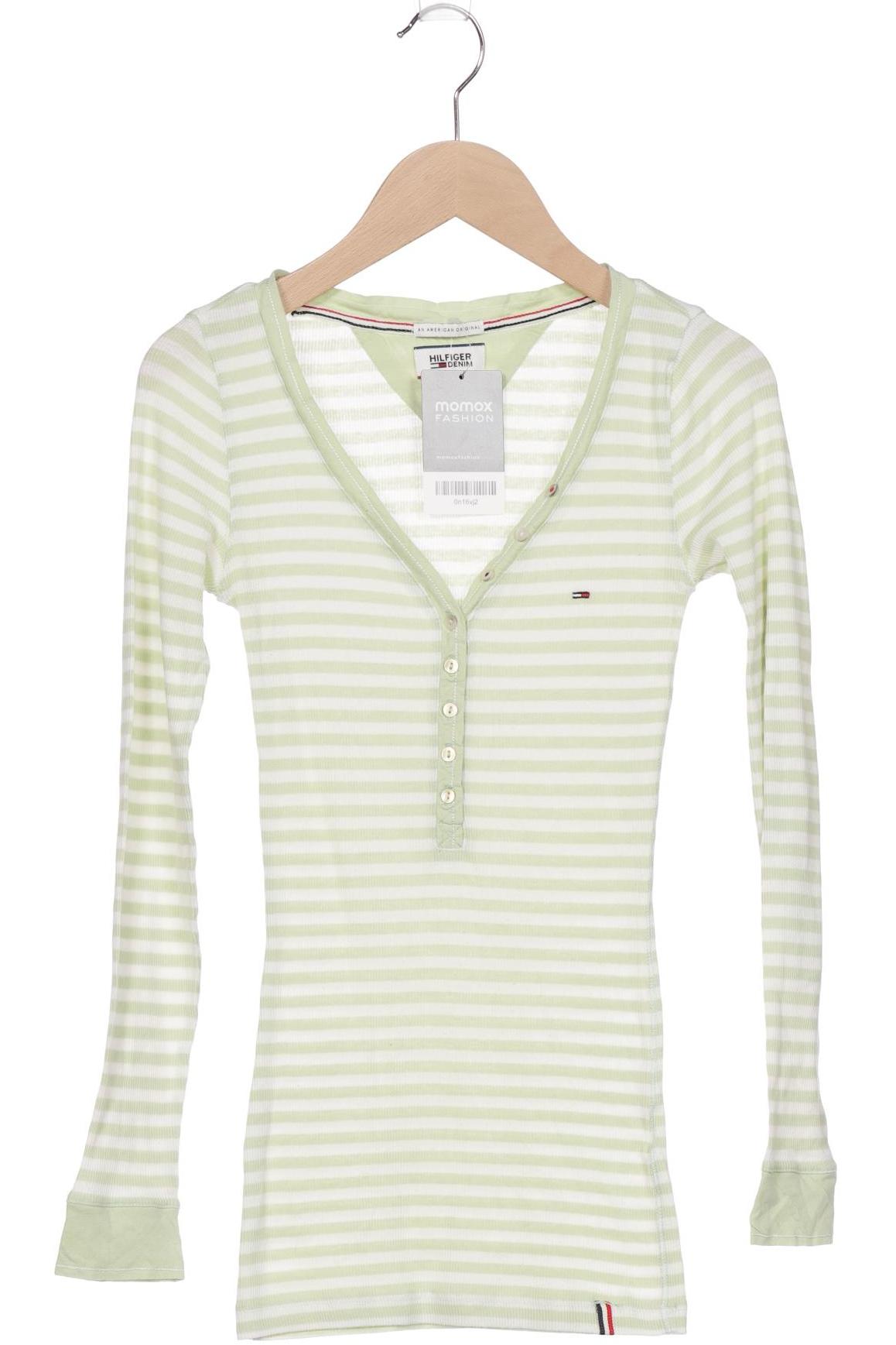

HILFIGER DENIM Damen Langarmshirt, grün