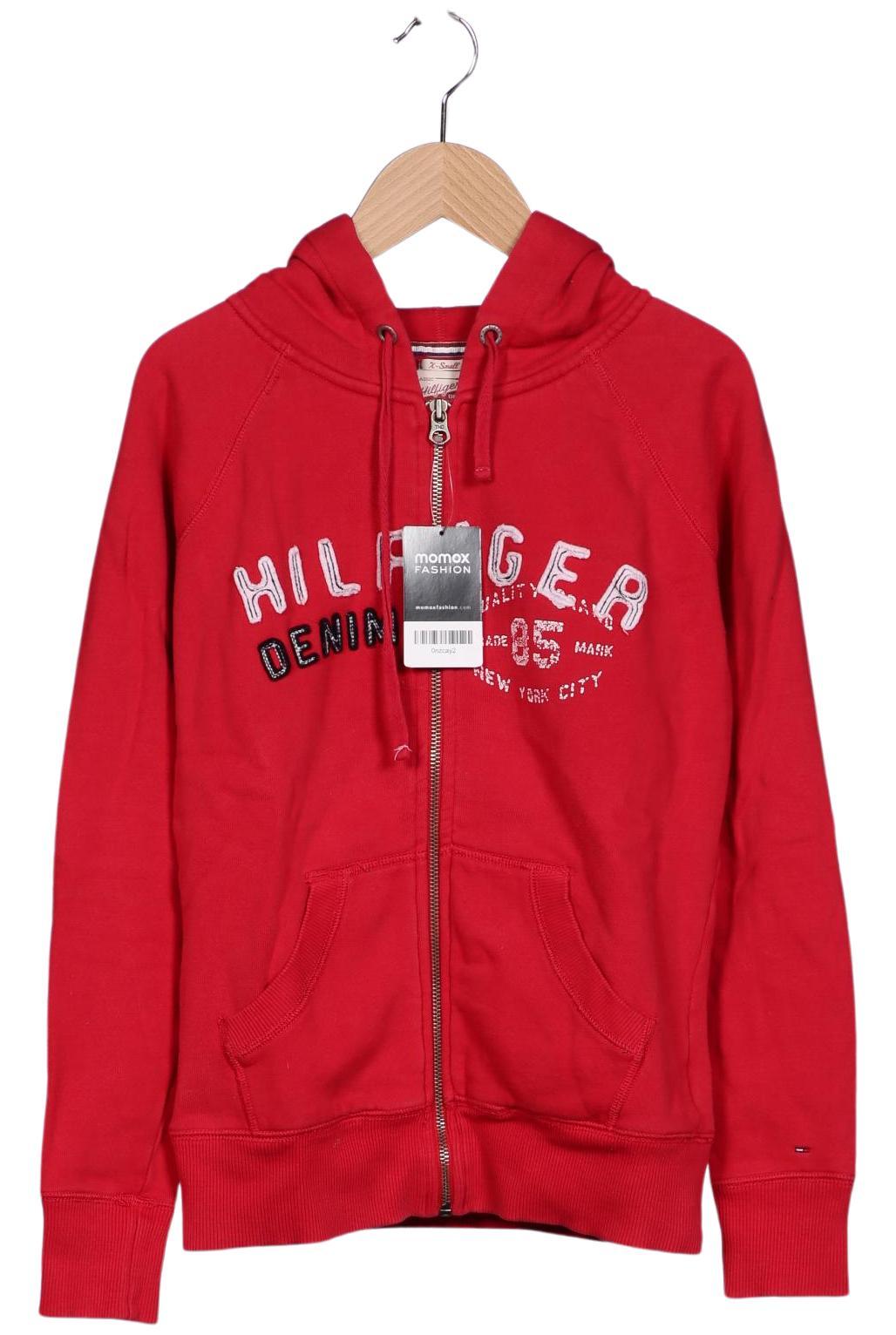 

Hilfiger Denim Damen Kapuzenpullover, rot, Gr. 34