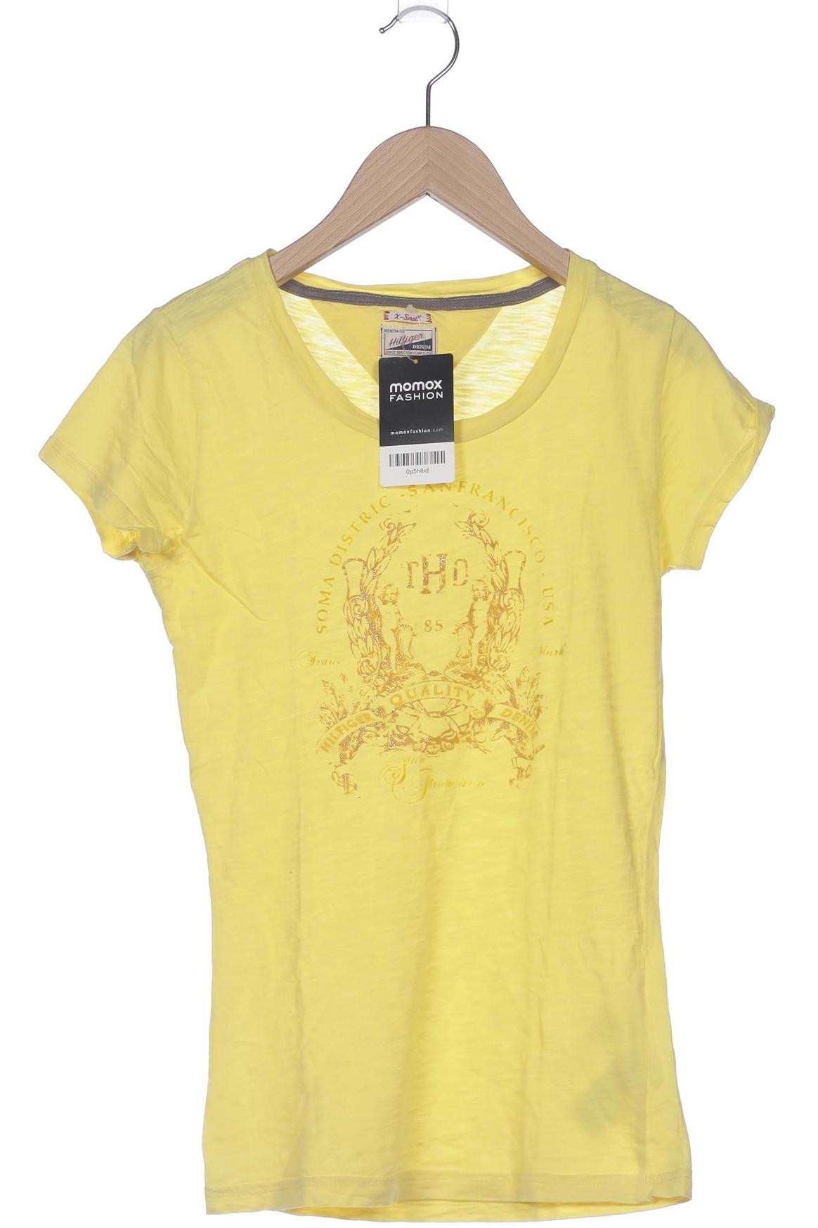 

Hilfiger Denim Damen T-Shirt, gelb, Gr. 34