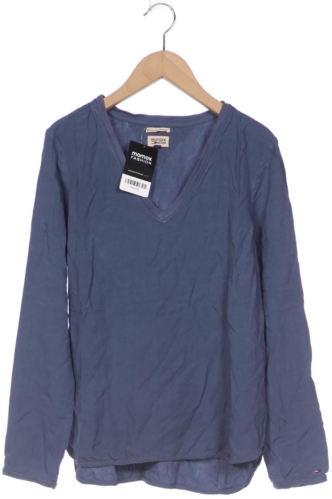 

Hilfiger Denim Damen Langarmshirt, blau, Gr. 34