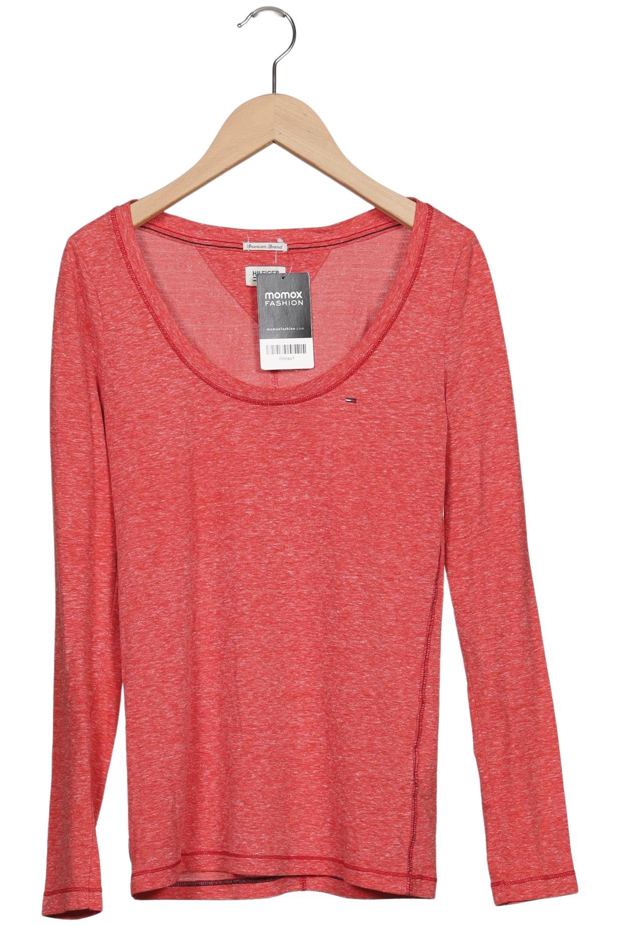 

Hilfiger Denim Damen Langarmshirt, rot, Gr. 34