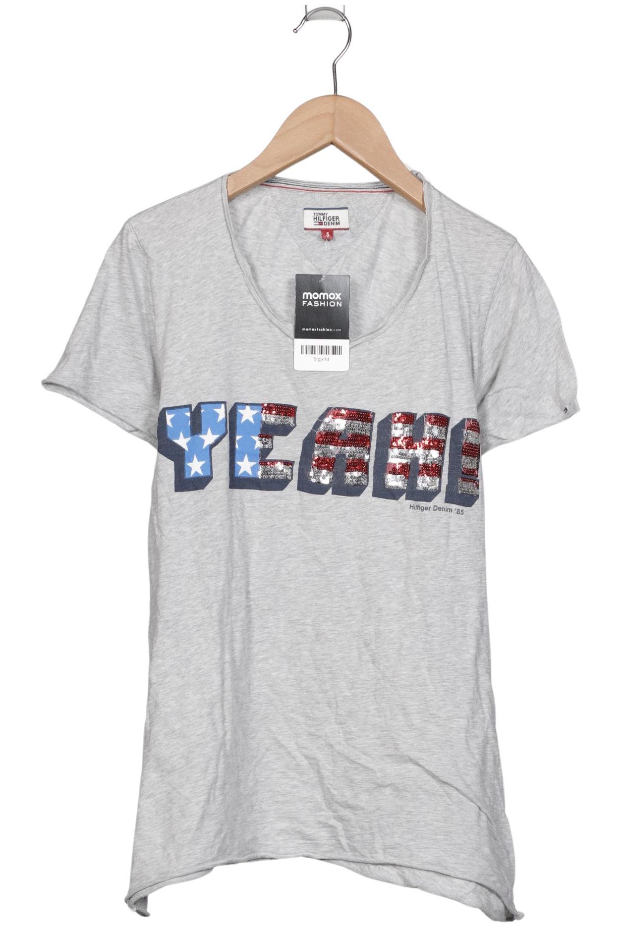 

Hilfiger Denim Damen T-Shirt, grau, Gr. 36