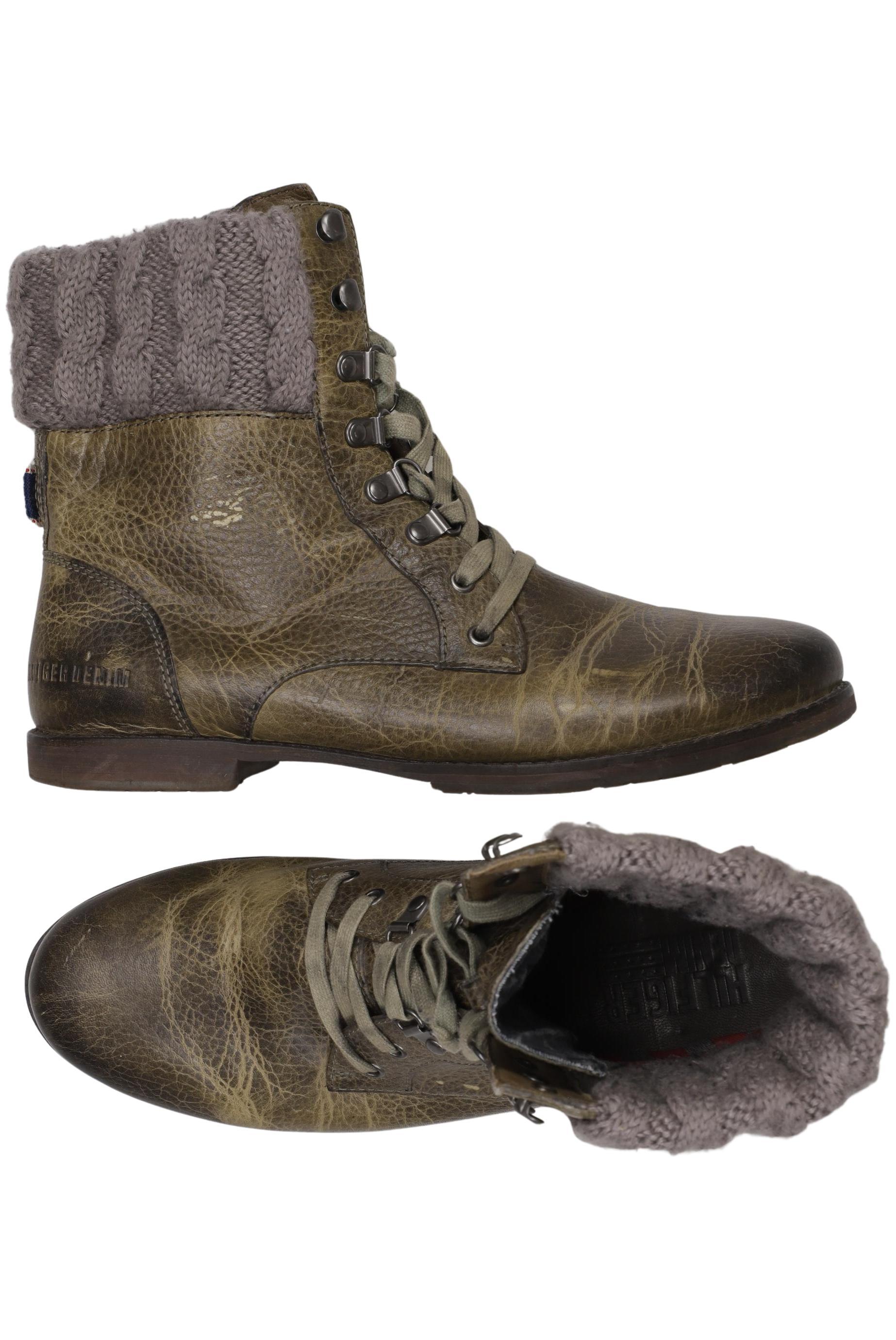 

Hilfiger Denim Damen Stiefelette, grün, Gr. 41