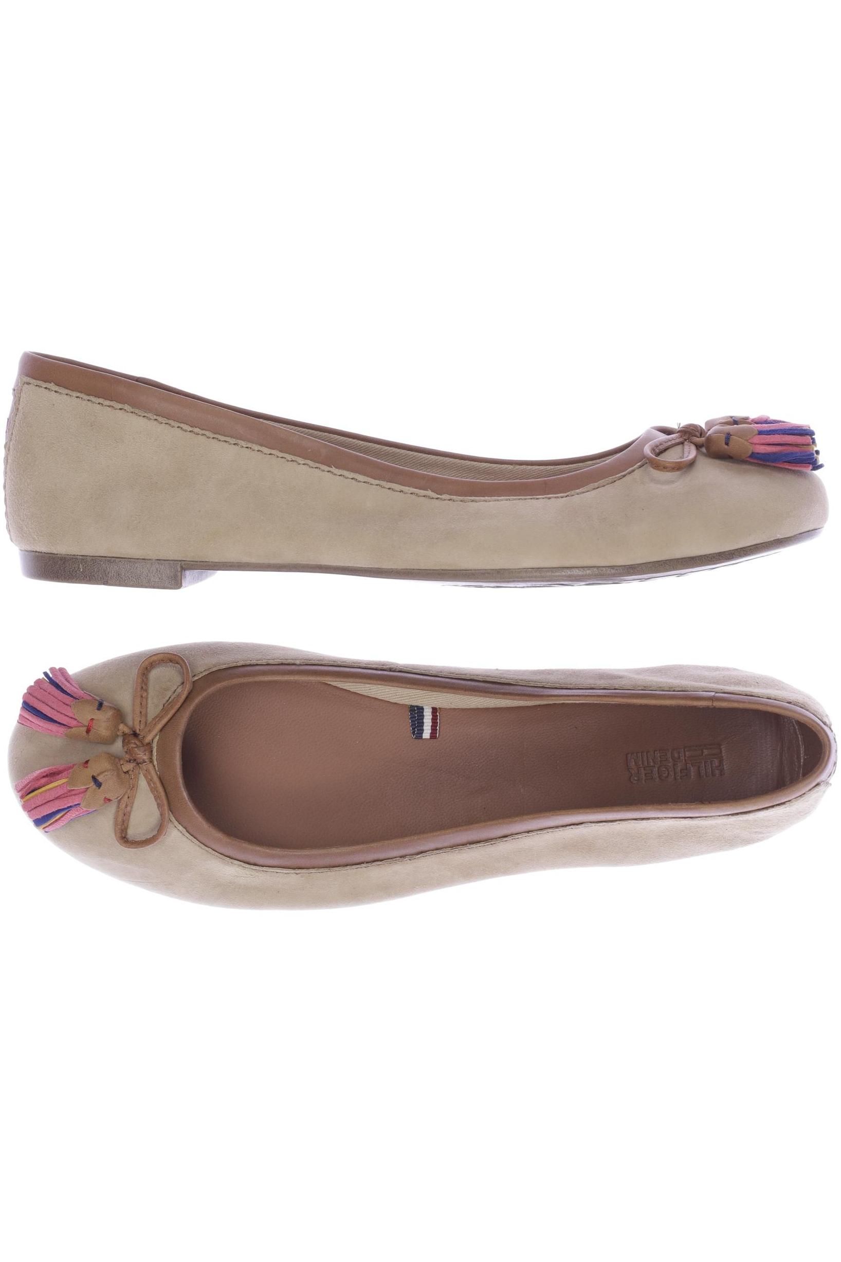 

Hilfiger Denim Damen Ballerinas, beige, Gr. 37