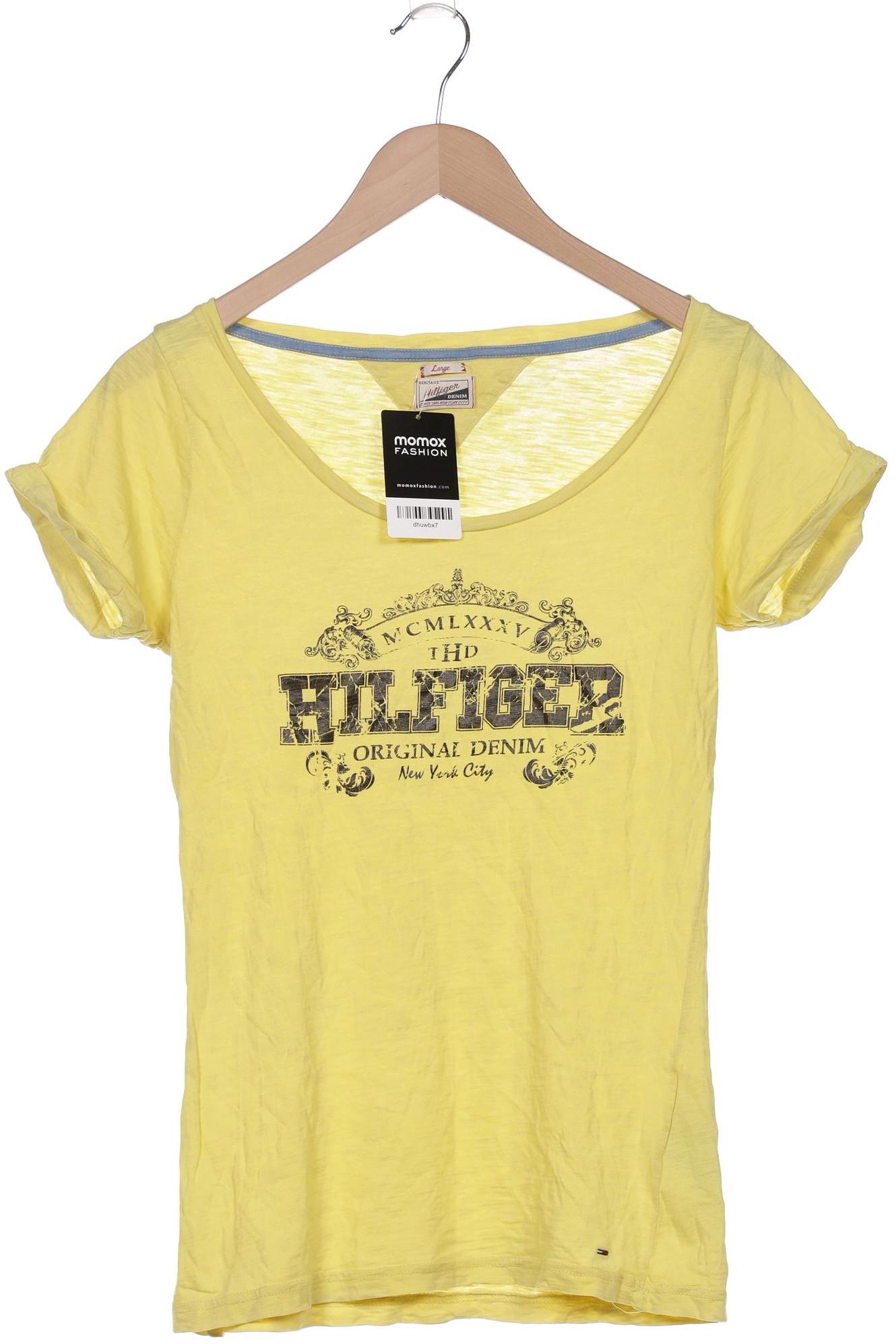 

Hilfiger Denim Damen T-Shirt, gelb, Gr. 42