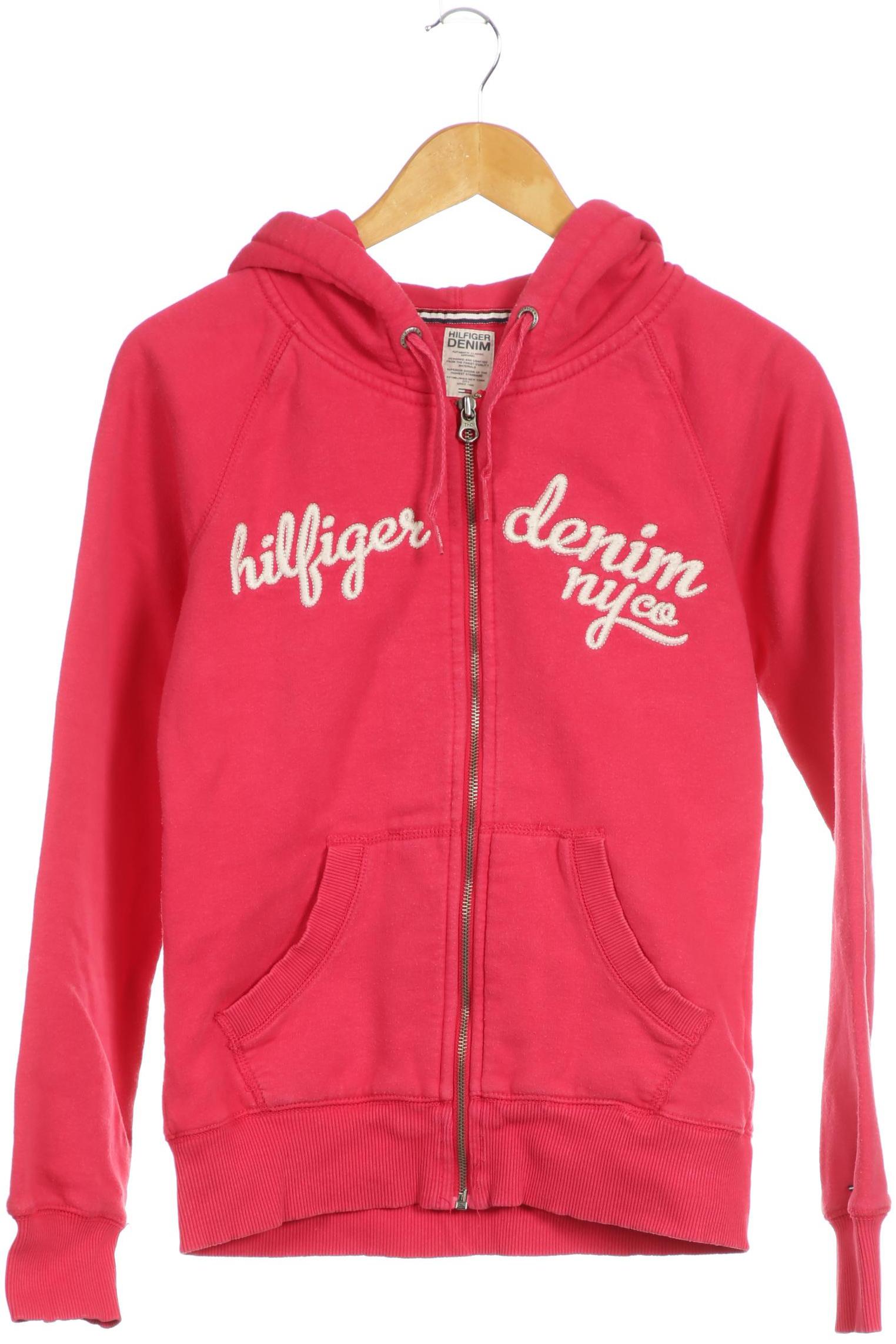 

Hilfiger Denim Damen Kapuzenpullover, pink, Gr. 38