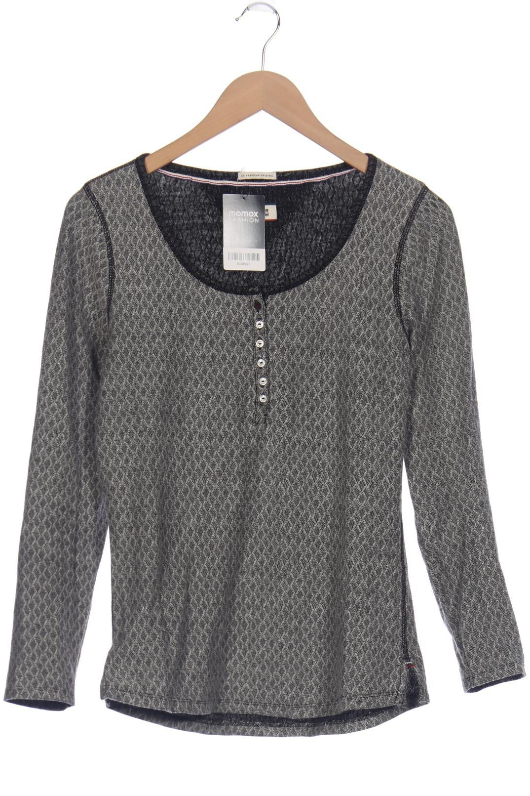 

Hilfiger Denim Damen Langarmshirt, grau, Gr. 38