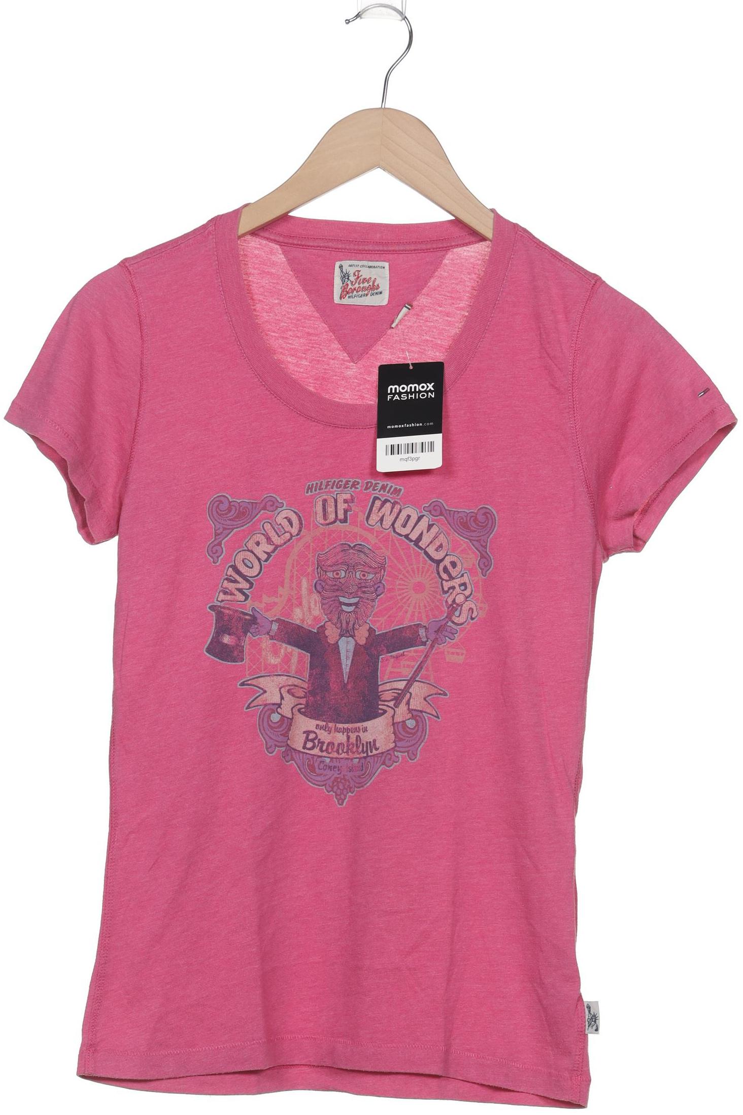 

Hilfiger Denim Damen T-Shirt, pink, Gr. 38