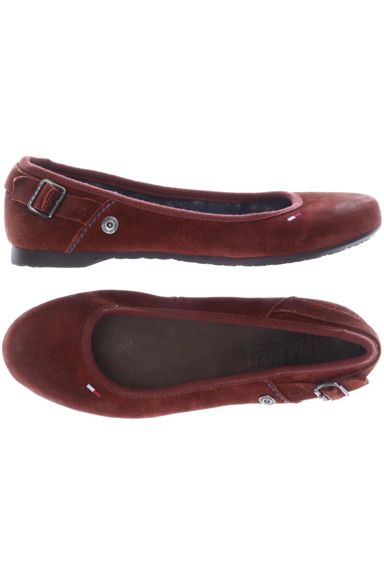 

Hilfiger Denim Damen Ballerinas, bordeaux, Gr. 38