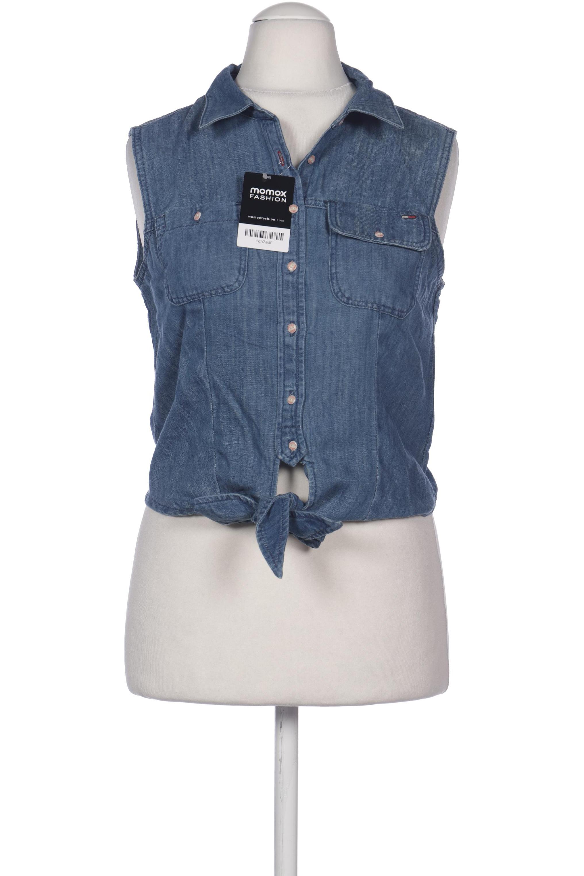 

Hilfiger Denim Damen Bluse, blau, Gr. 38