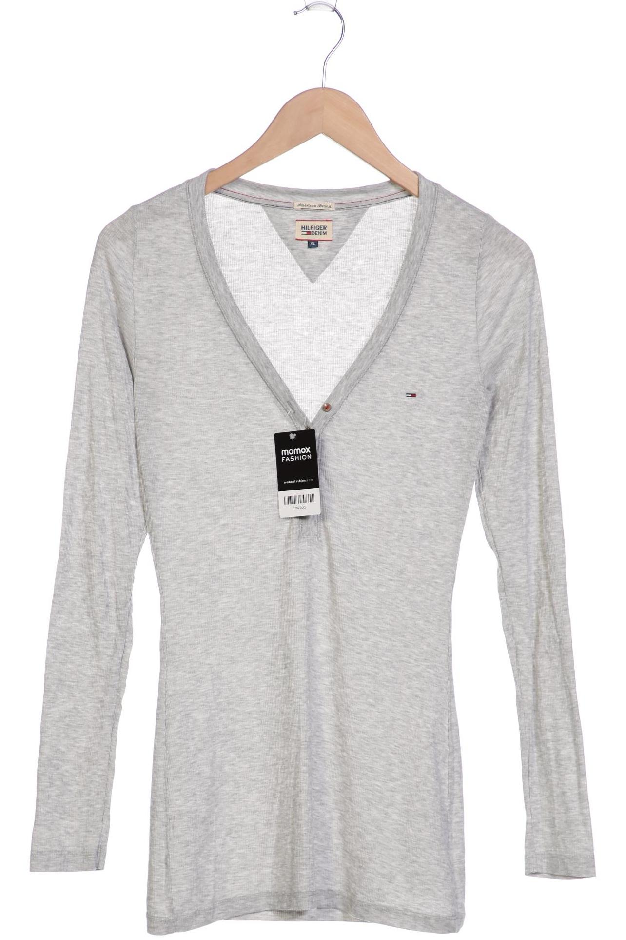 

HILFIGER DENIM Damen Langarmshirt, grau