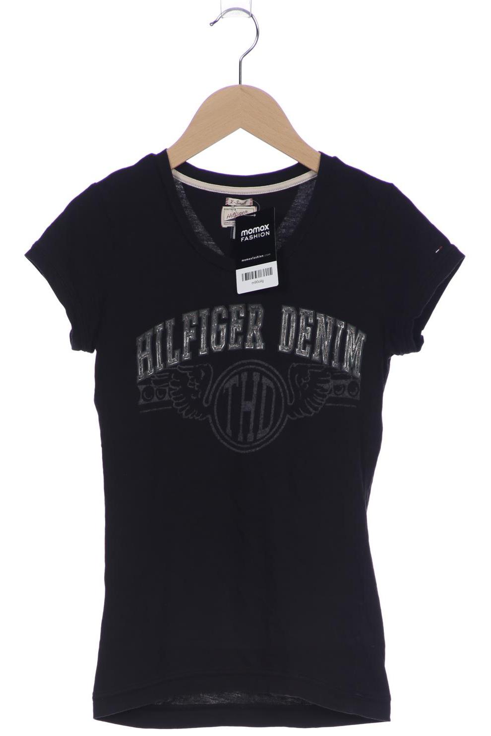 

Hilfiger Denim Damen T-Shirt, schwarz, Gr. 34