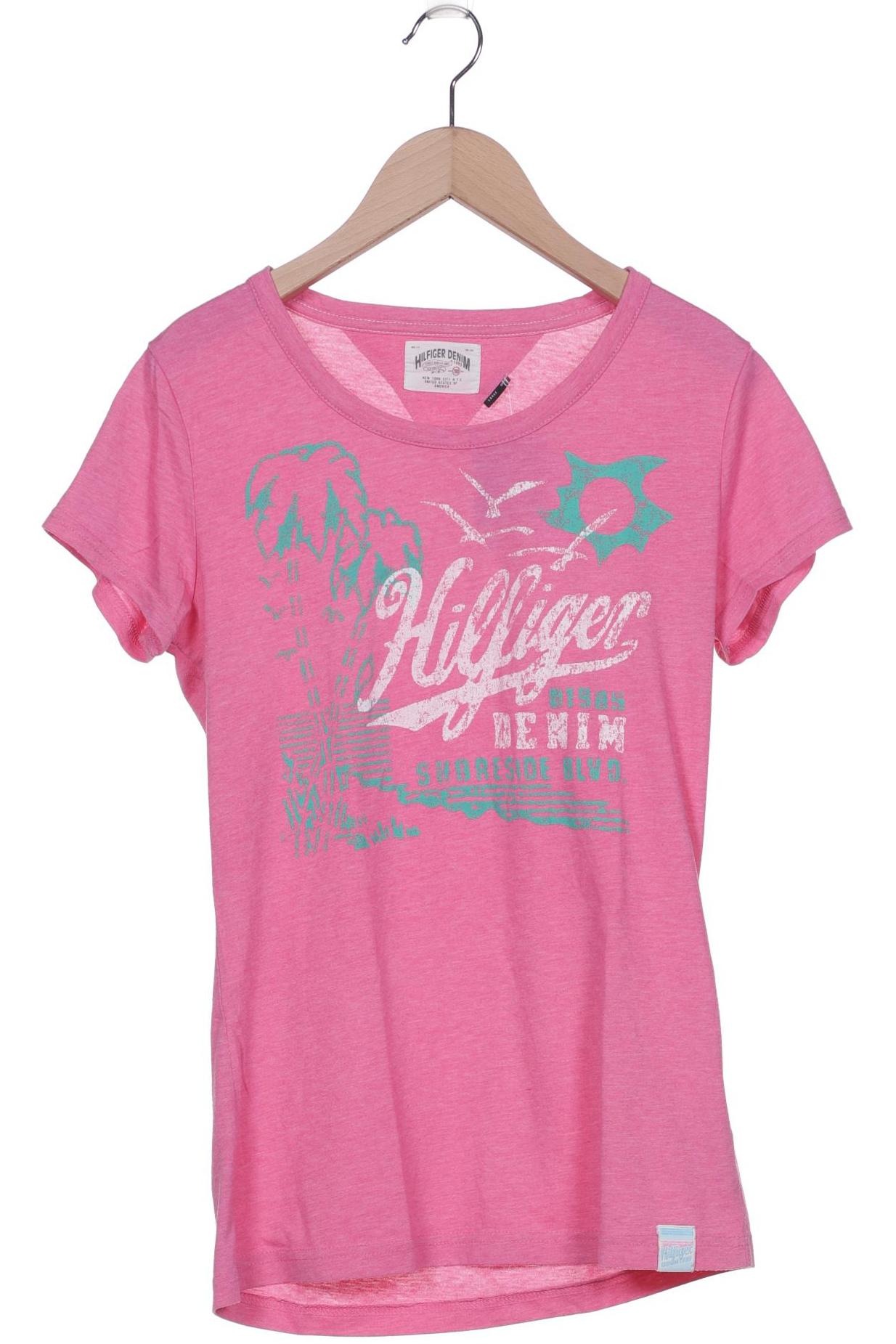 

Hilfiger Denim Damen T-Shirt, pink, Gr. 42