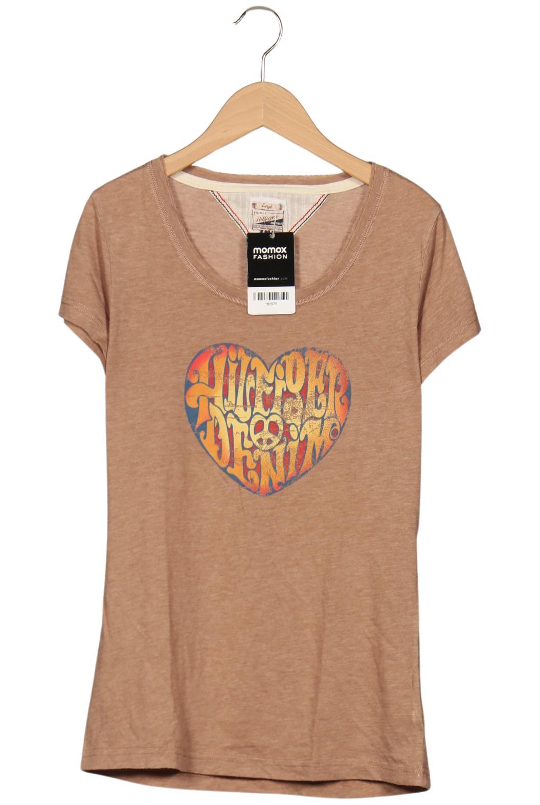

Hilfiger Denim Damen T-Shirt, beige, Gr. 42