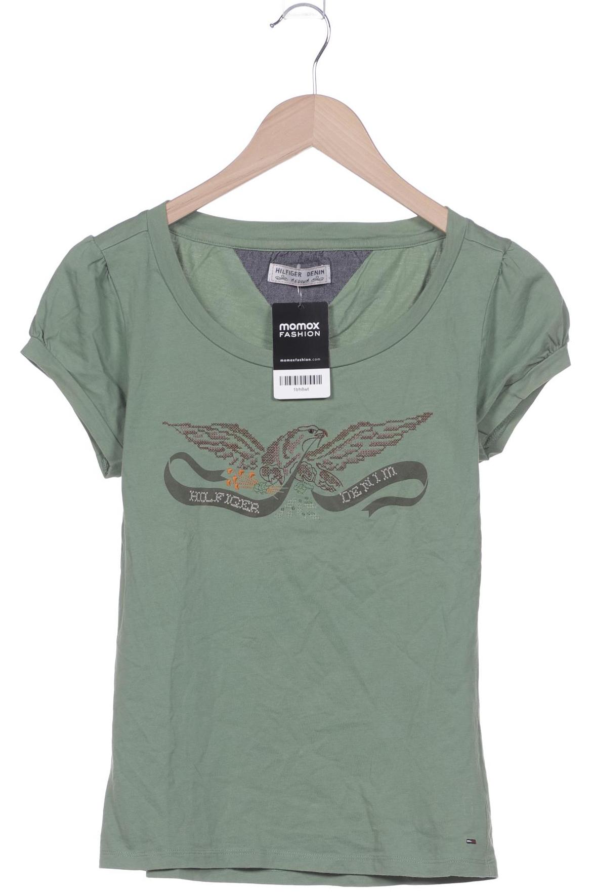 

Hilfiger Denim Damen T-Shirt, grün, Gr. 38