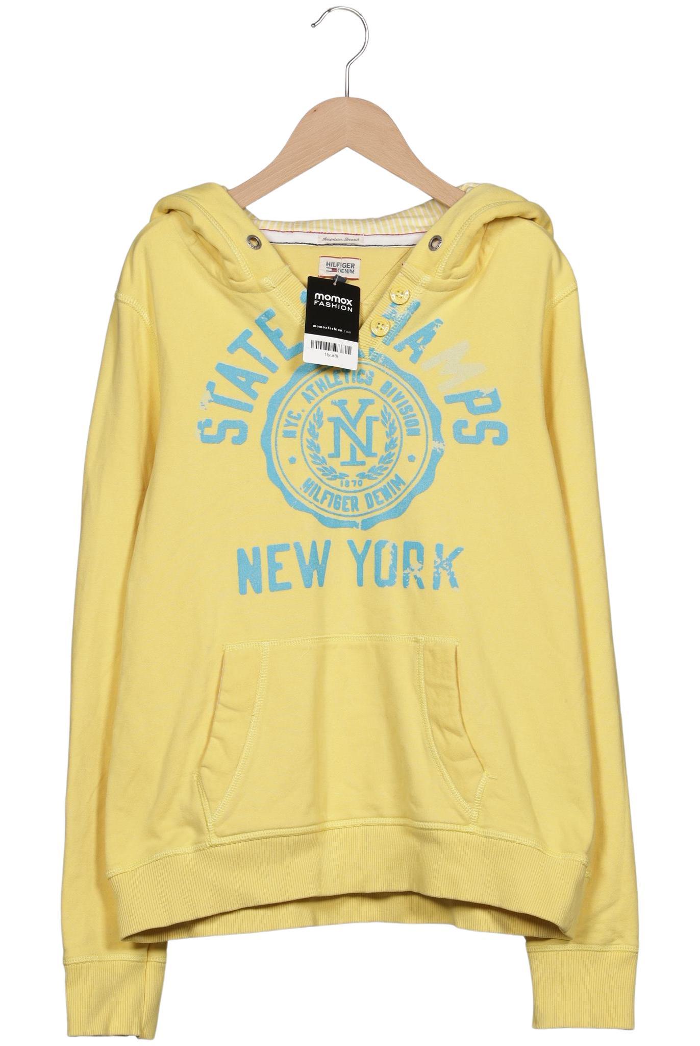 

Hilfiger Denim Damen Kapuzenpullover, gelb, Gr. 42