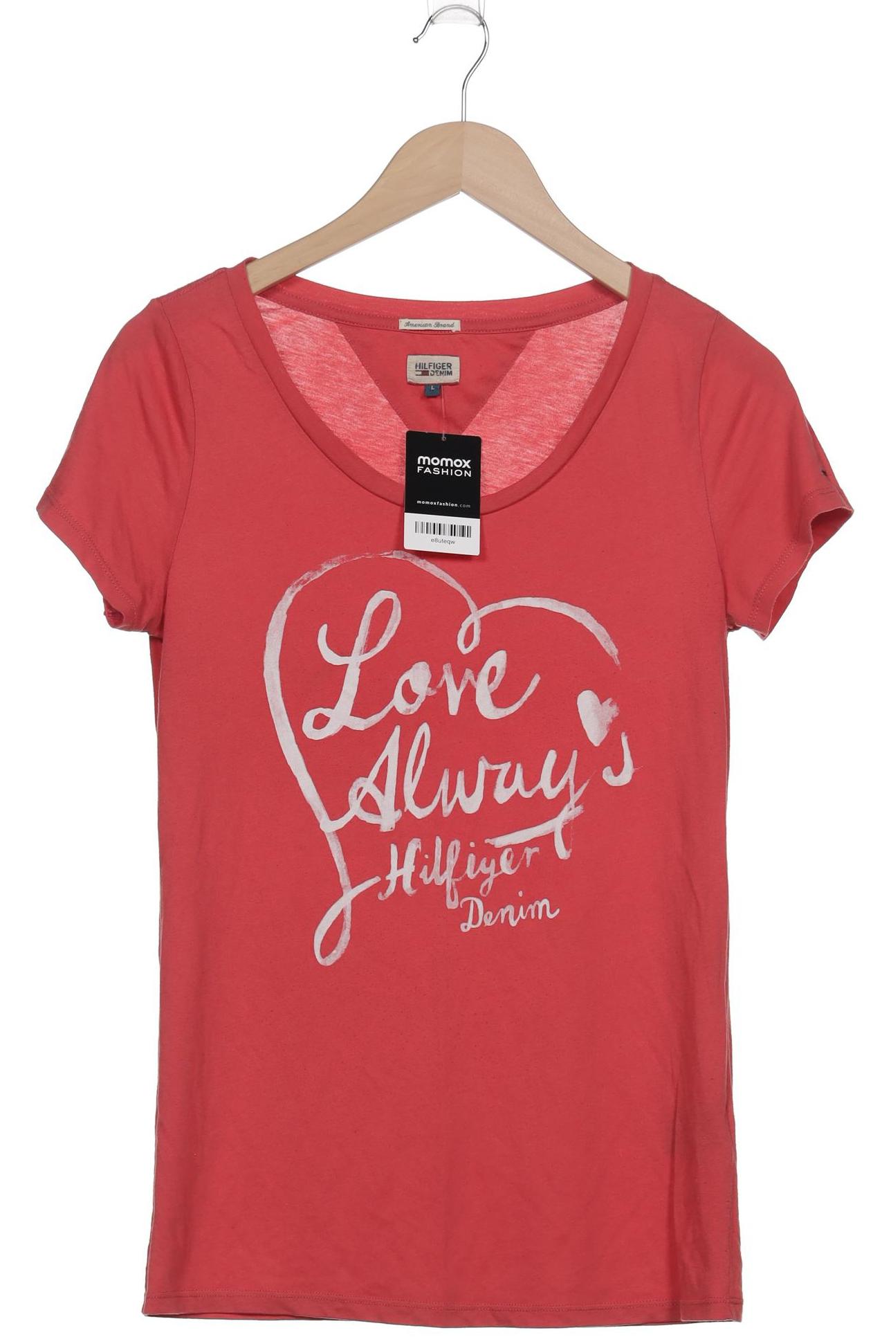 

Hilfiger Denim Damen T-Shirt, pink, Gr. 42