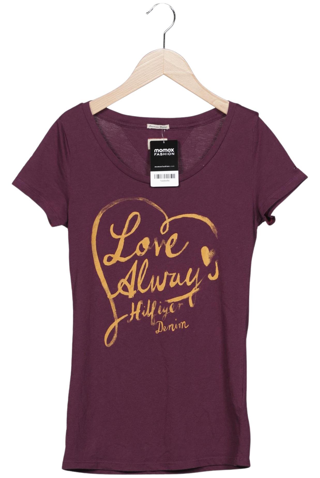 

Hilfiger Denim Damen T-Shirt, bordeaux, Gr. 36