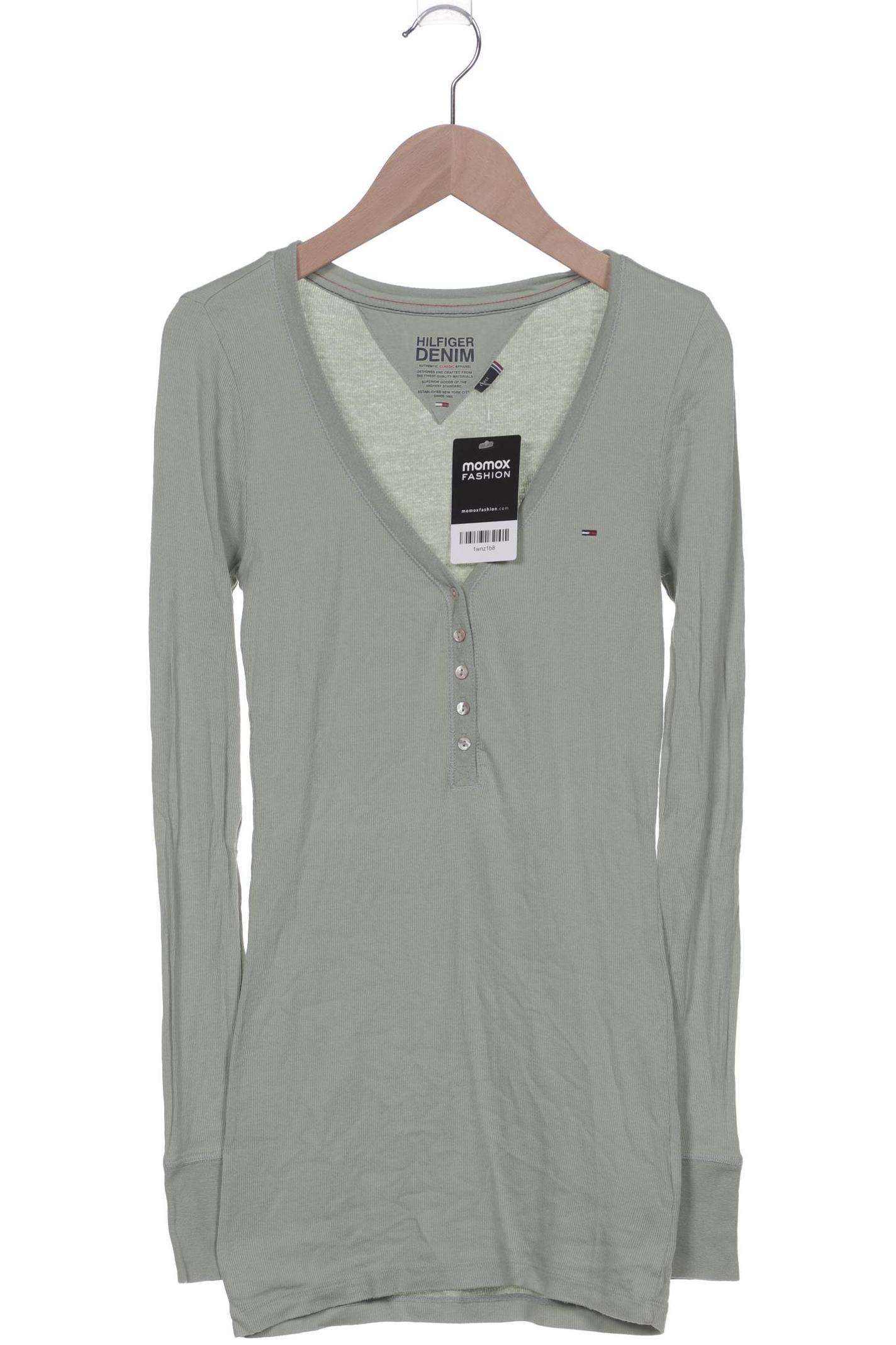 

Hilfiger Denim Damen Langarmshirt, hellgrün, Gr. 42