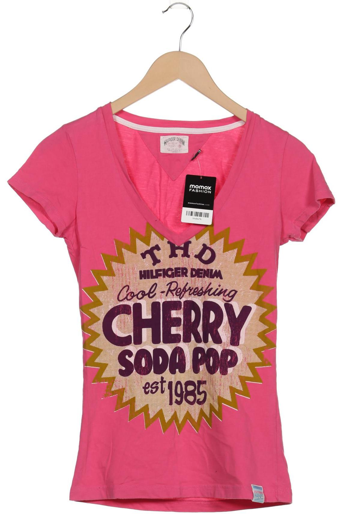 

Hilfiger Denim Damen T-Shirt, pink, Gr. 38
