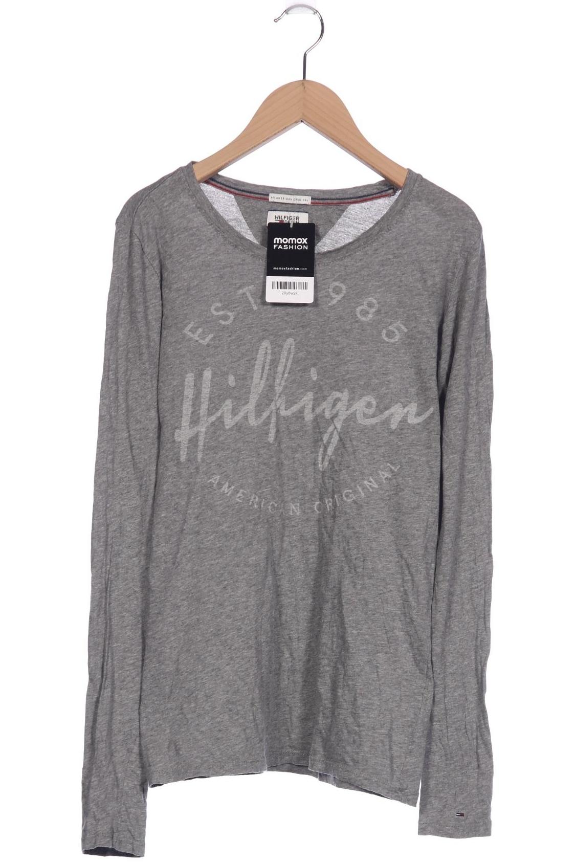 

Hilfiger Denim Damen Langarmshirt, grau, Gr. 36