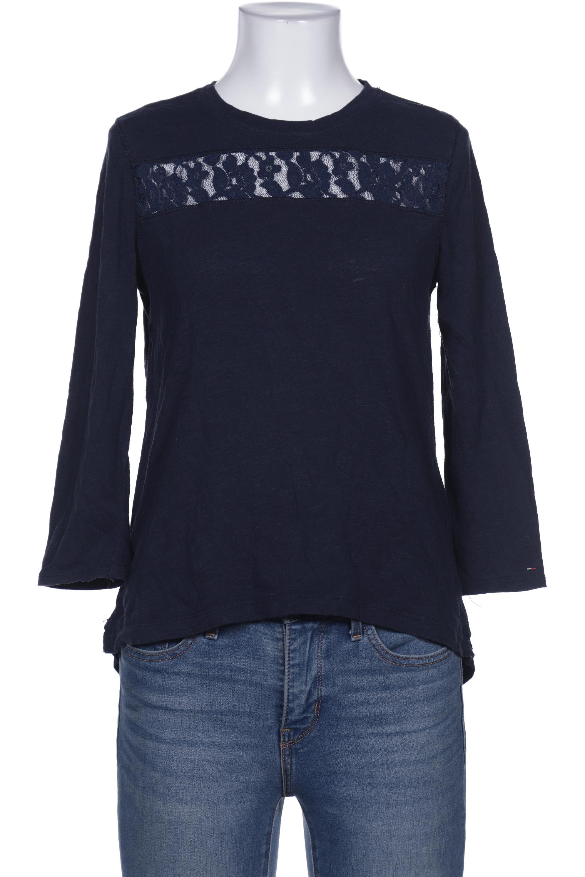 

HILFIGER DENIM Damen Langarmshirt, cremeweiß