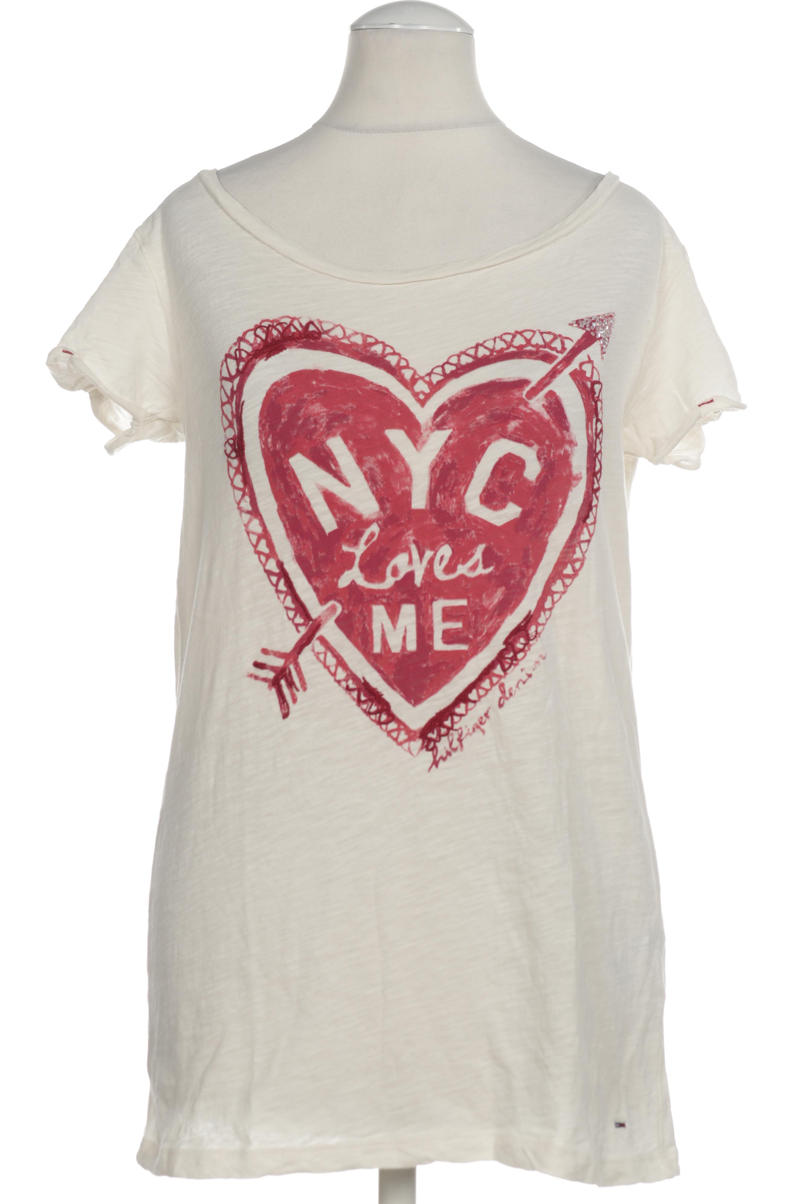 

Hilfiger Denim Damen T-Shirt, weiß, Gr. 34