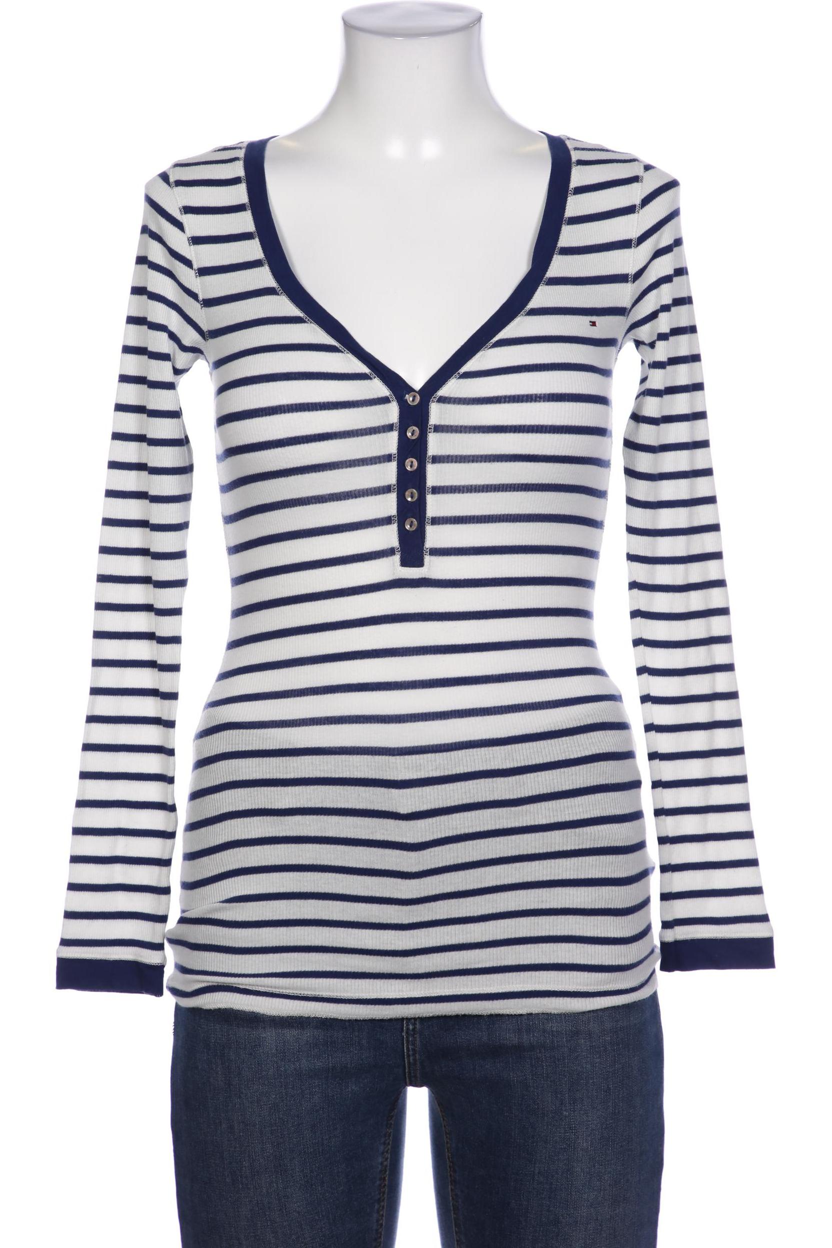 

HILFIGER DENIM Damen Langarmshirt, weiß